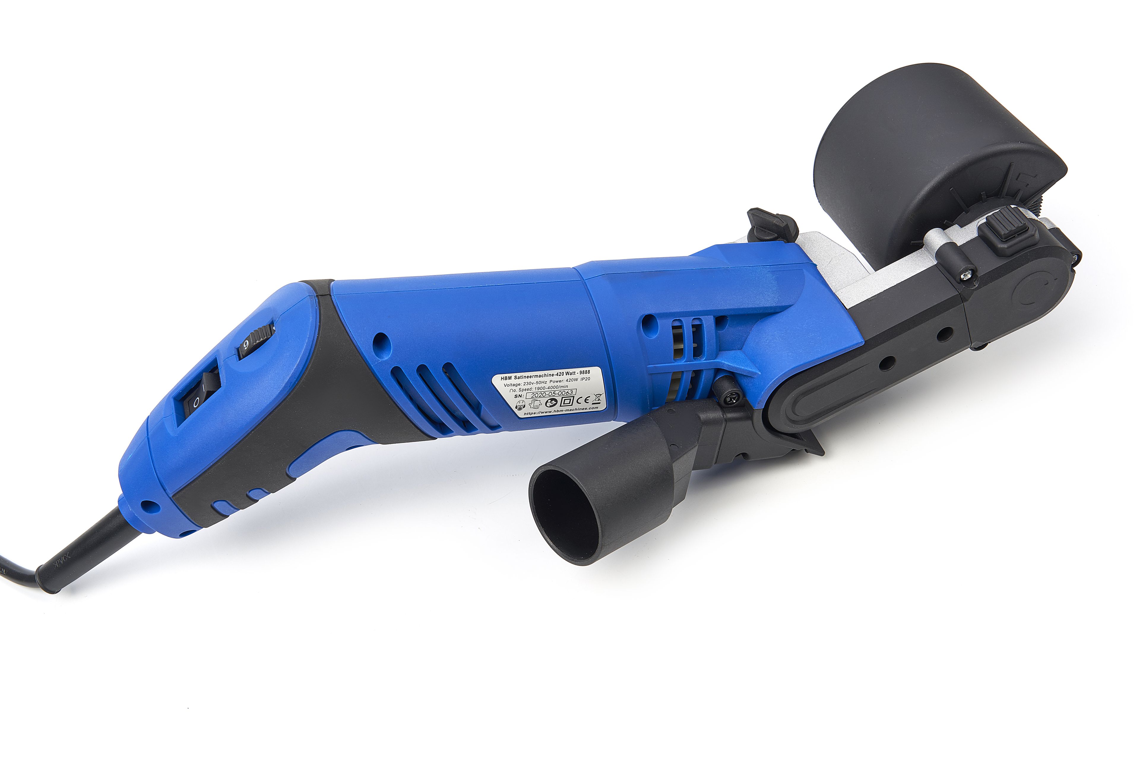 HBM Satineermachine - Borstelmachine Met Kantelbare Kop - 420 Watt Image 9