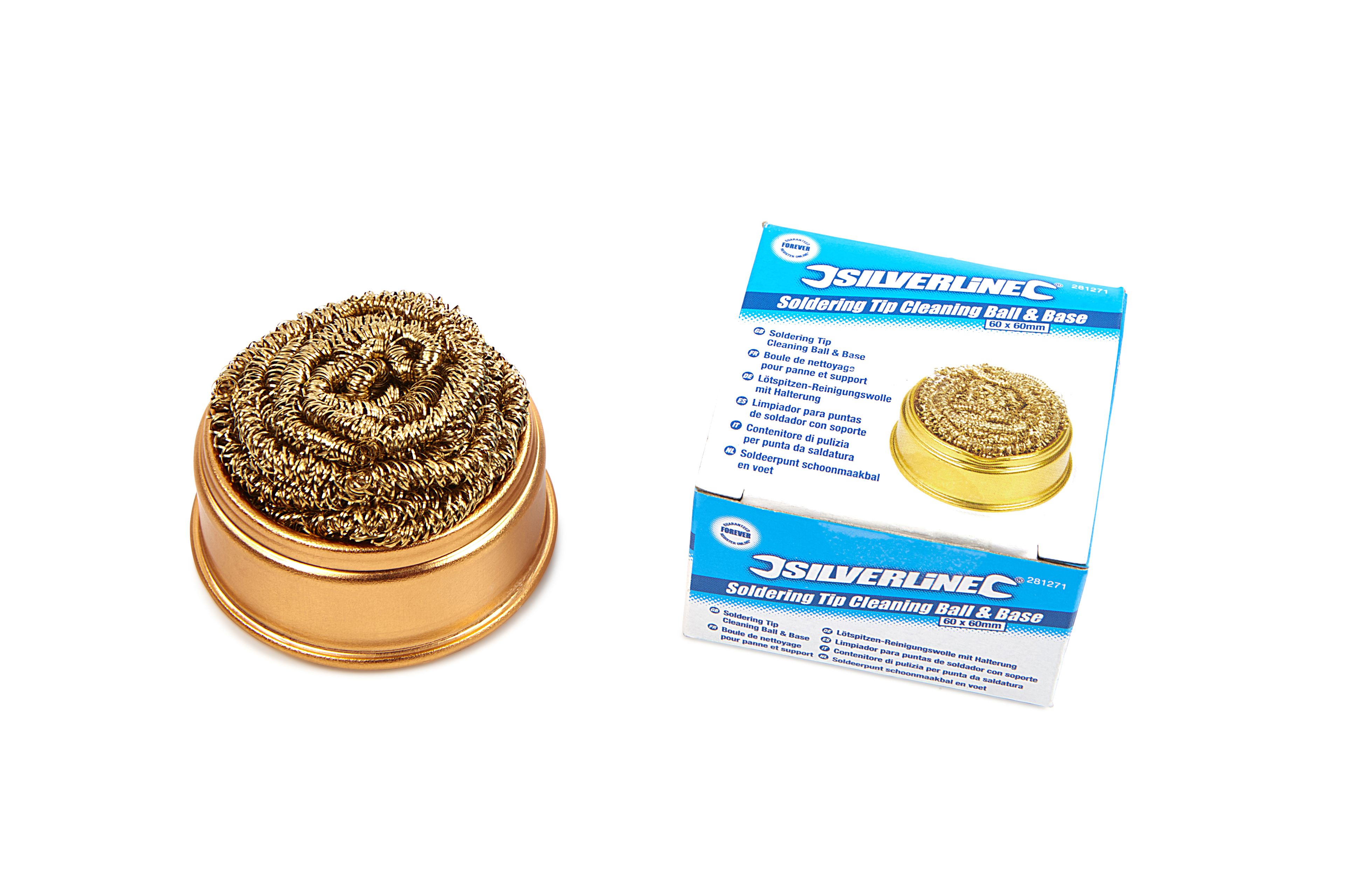 Silverline Boule de nettoyage pour panne de soudure et support