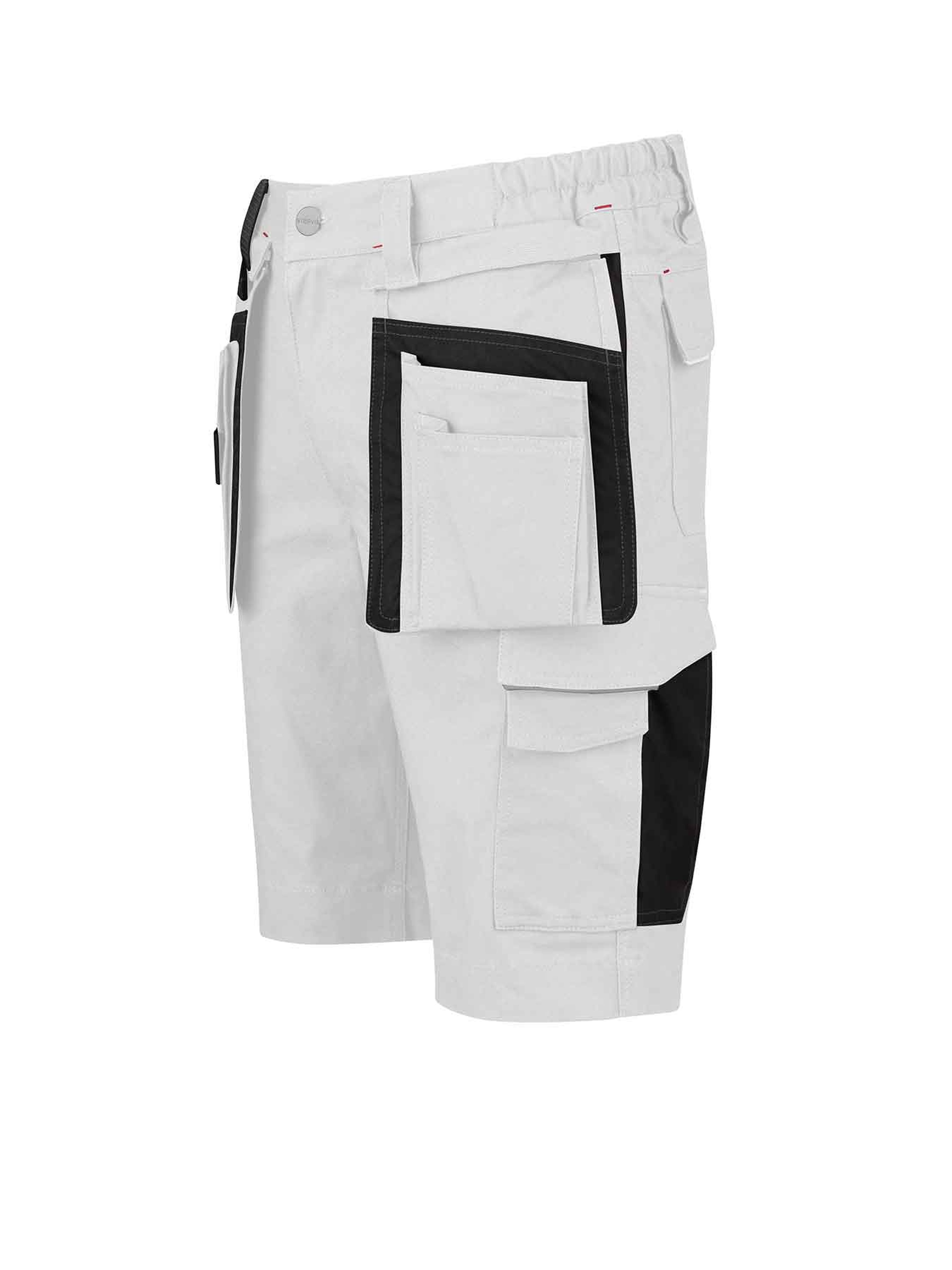 Storvik Thijs korte stretch werkbroek wit 3XL Image 2