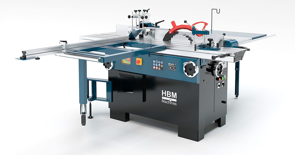 Sierra de panel HBM, fresadora de madera 3000 Vatios
