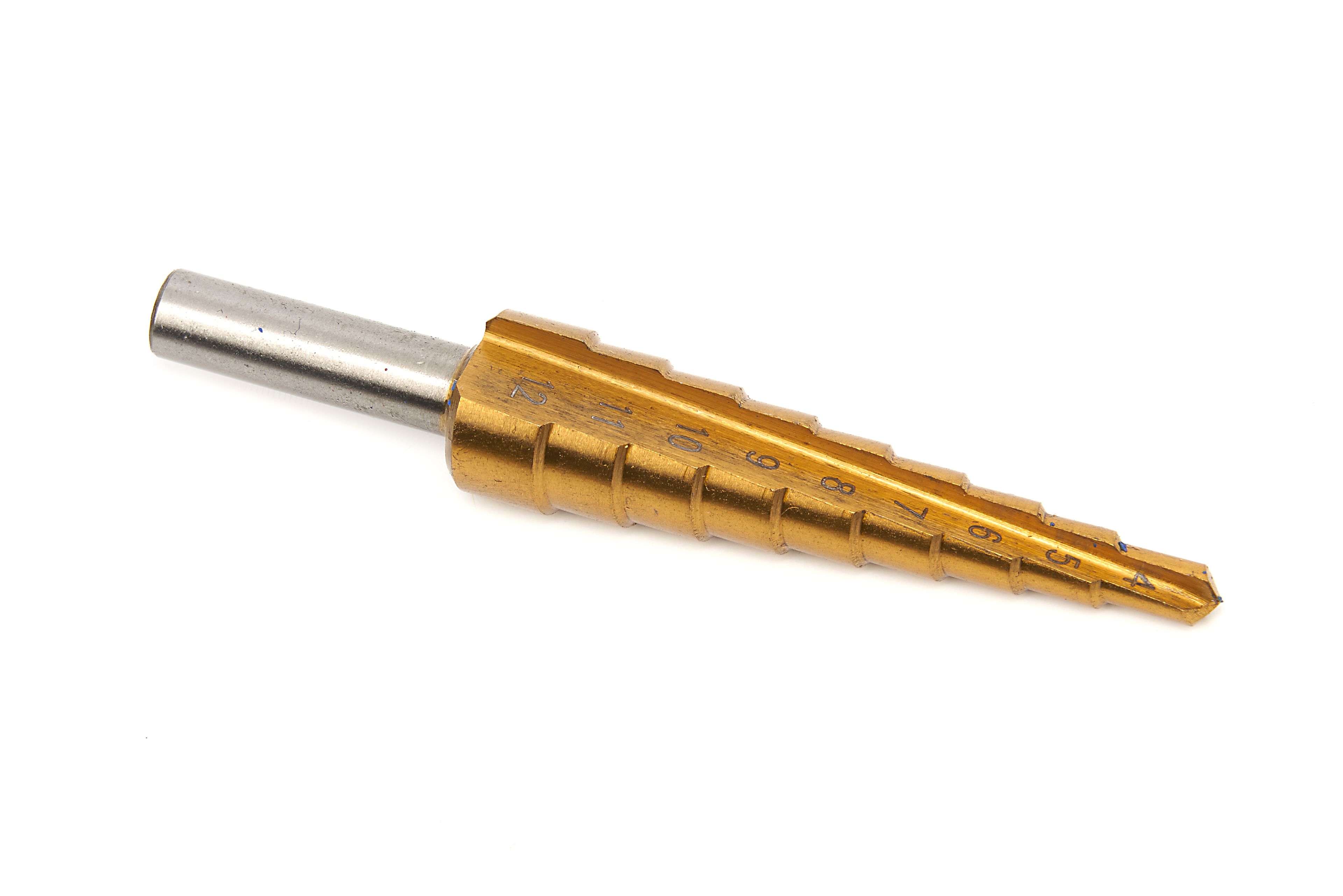 Conjunto de brocas escalonadas HSS de 3 piezas recubiertas de TIN / Conjunto de brocas de escalón Image 5