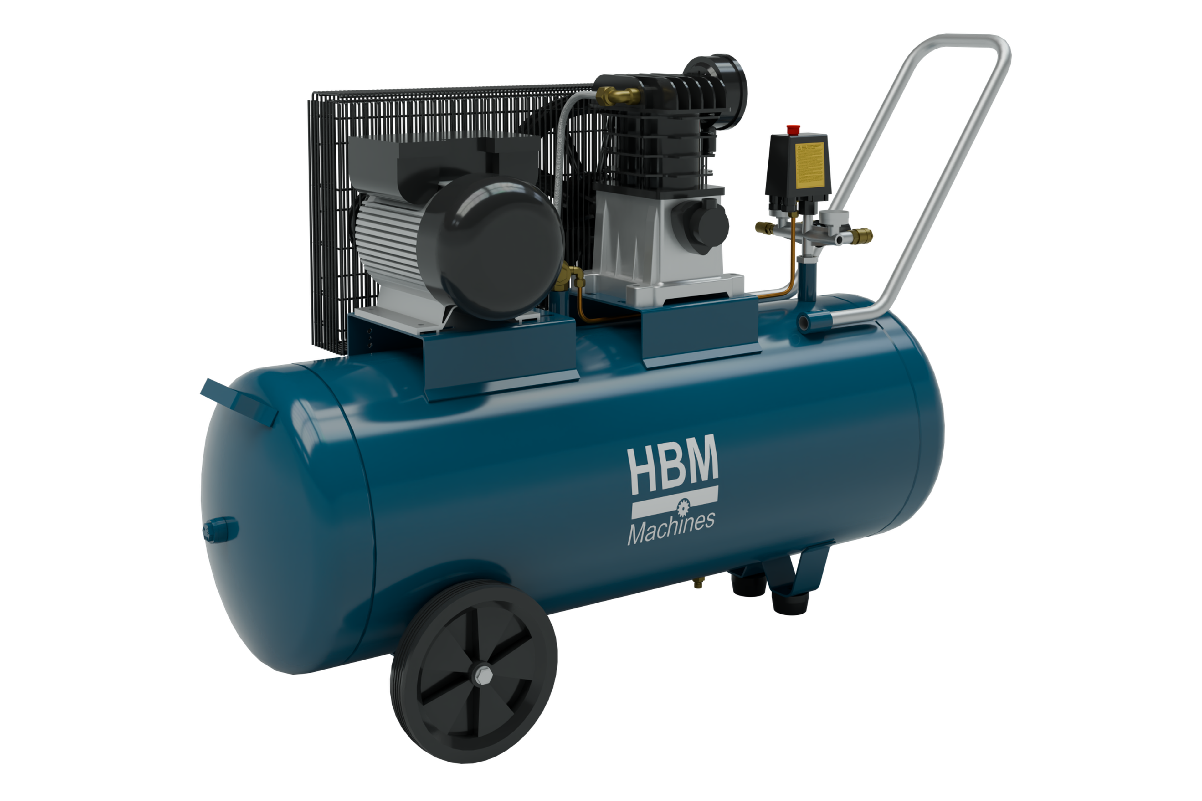 HBM snaaraangedreven compressor 100 liter Image 4