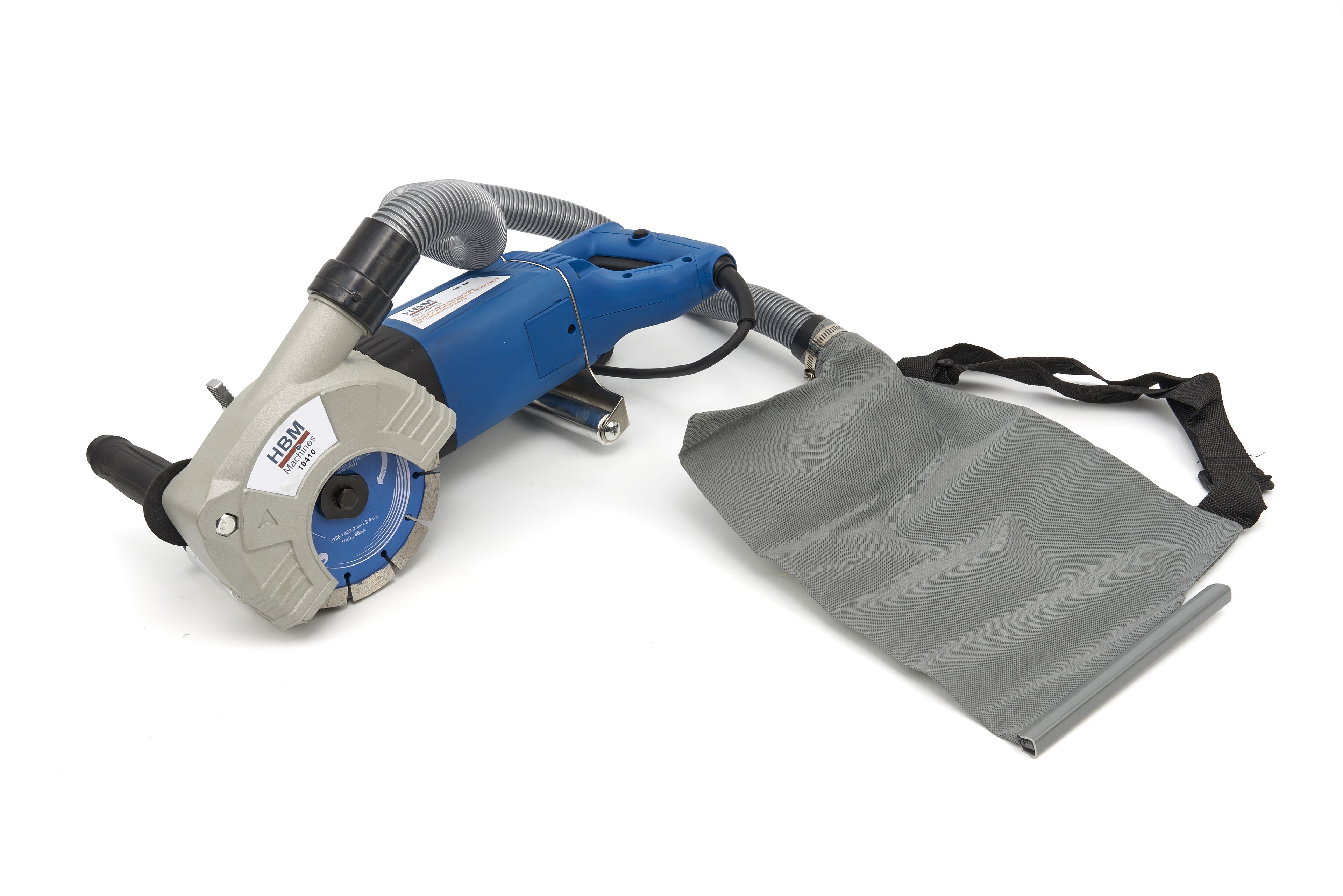 HBM Fraiseuse murale électrique de 2 400 watts / fraiseuse à rainures avec 5 disques diamantés Image 8