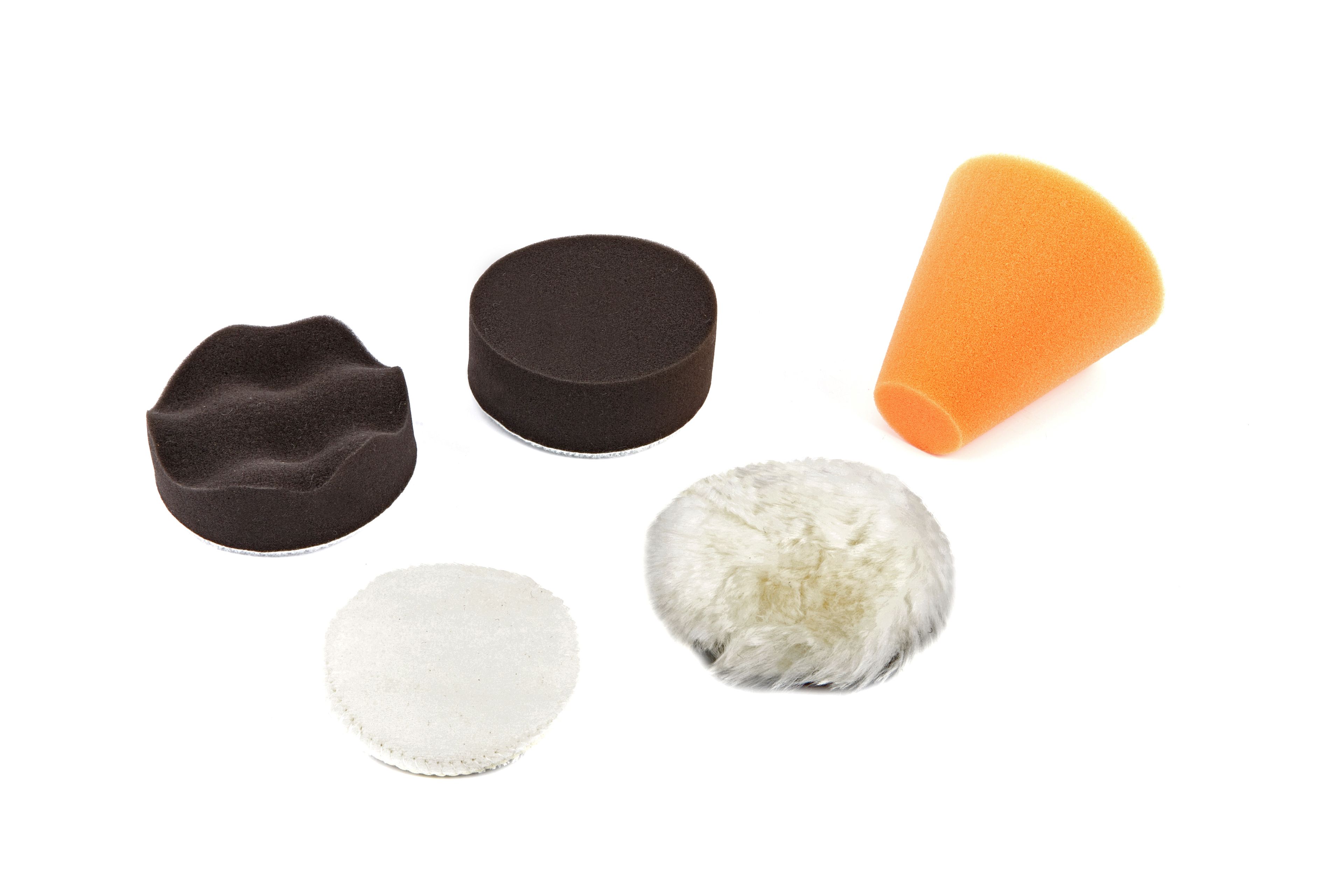 HBM 5 pezzi 75 mm Set di lucidatura per lucidatrice, levigatrice a batteria