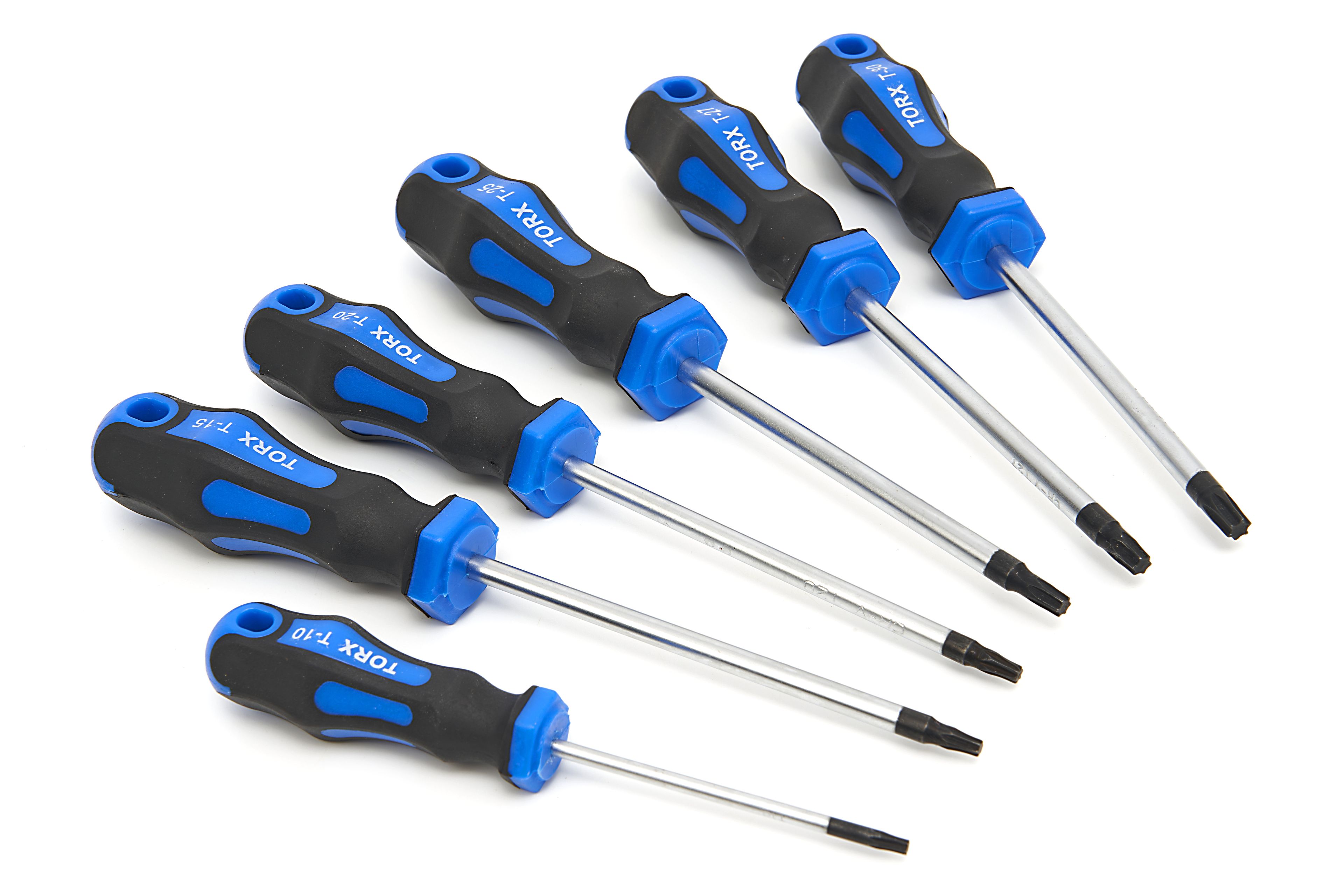 HBM 6-teiliger Schraubendreher-Satz mit rutschfesten Softgrip-Griffen und magnetischen Spitzen Image 2