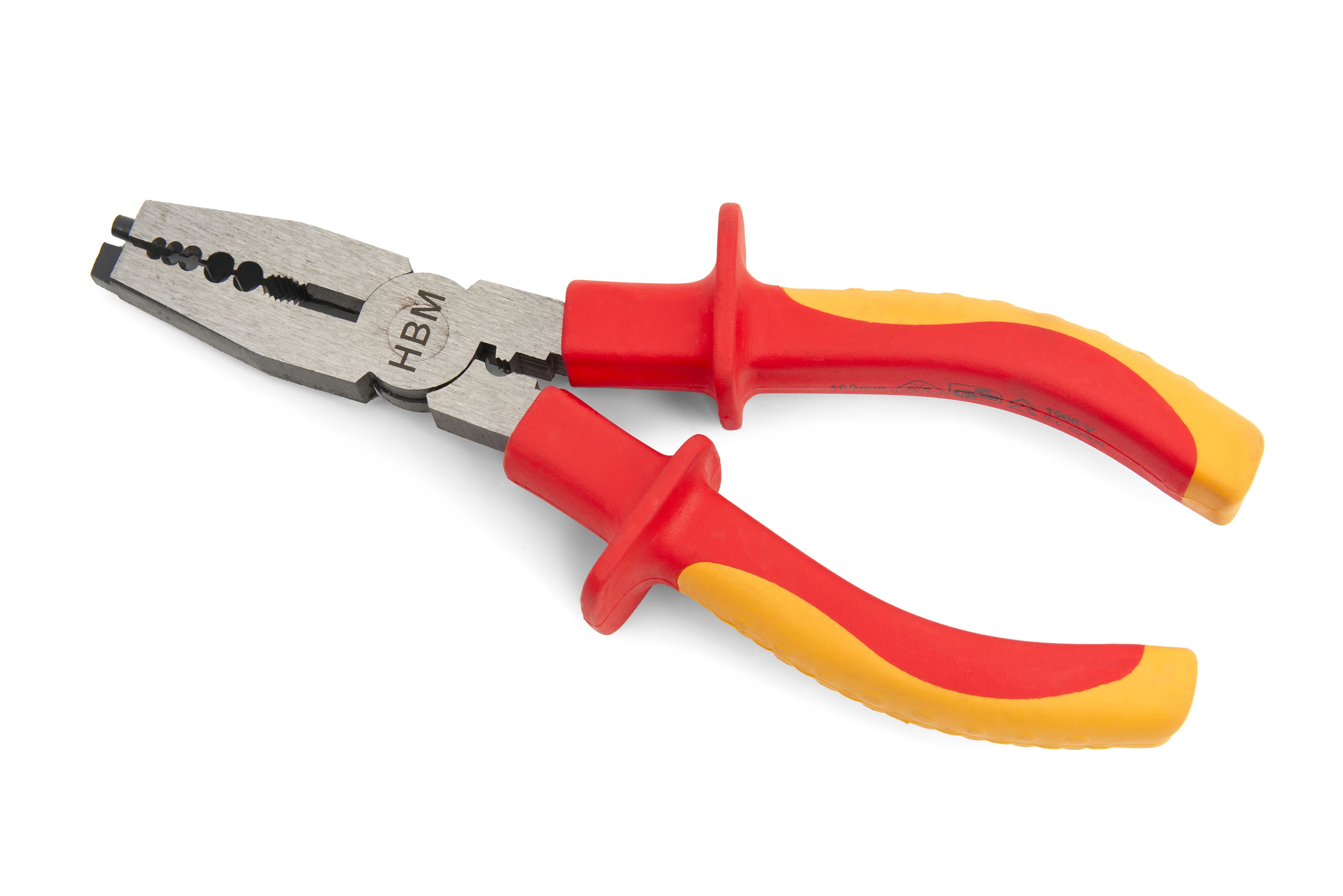 Pinza elettrica professionale VDE HBM, pinza spelacavi