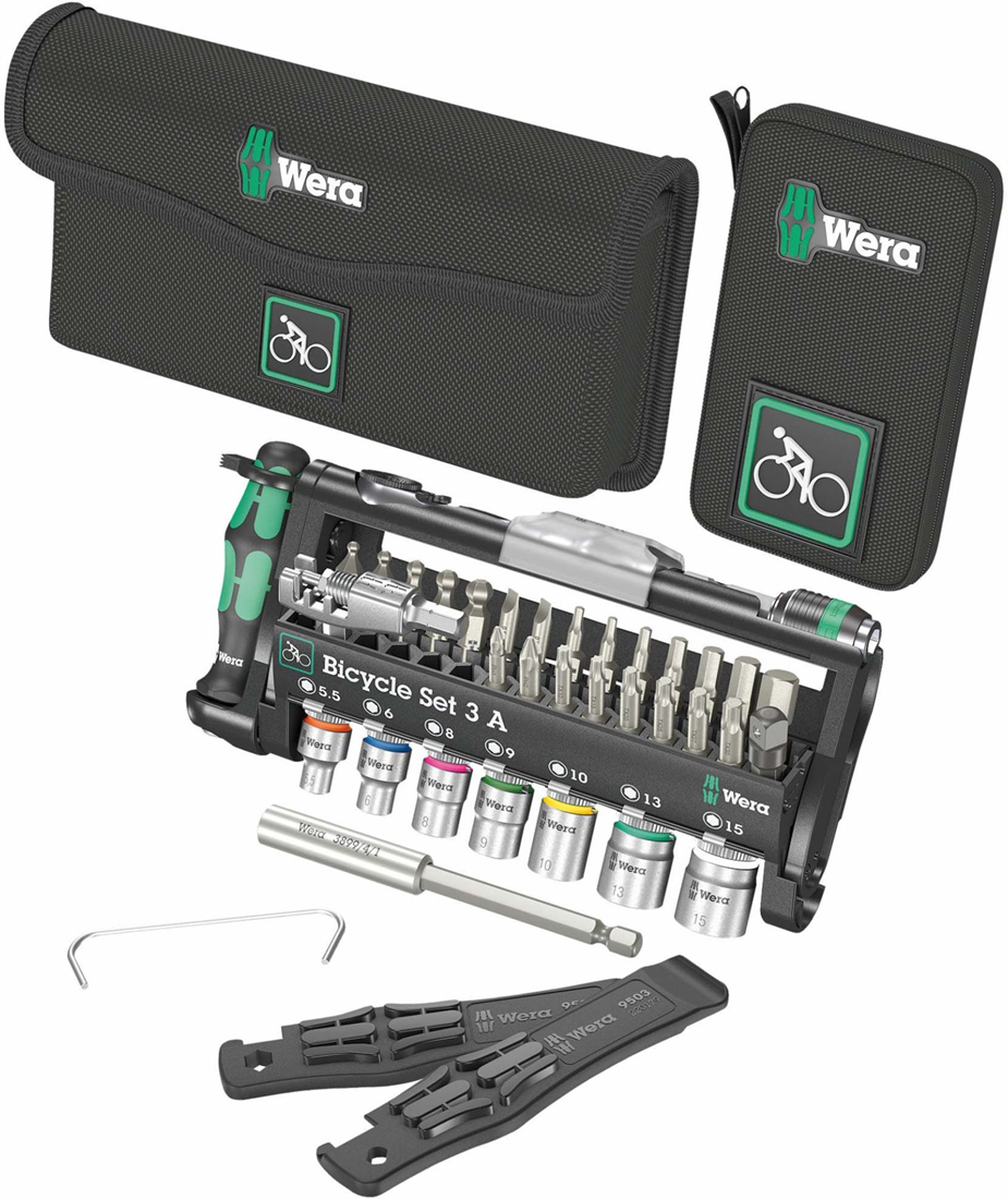 Set di biciclette Wera 3 A 38 pezzi