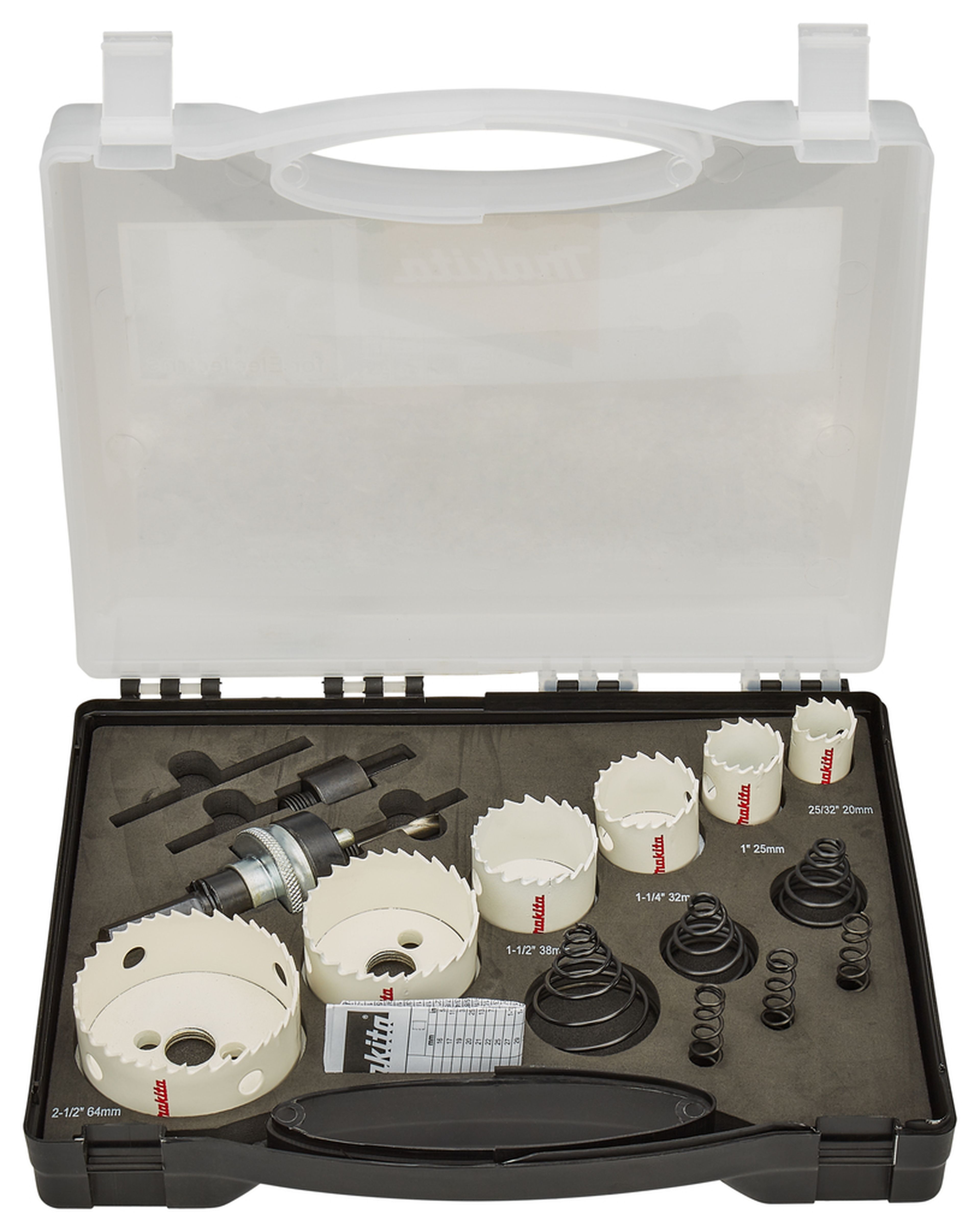 Makita jeu de scie à trous 15 pièces métal