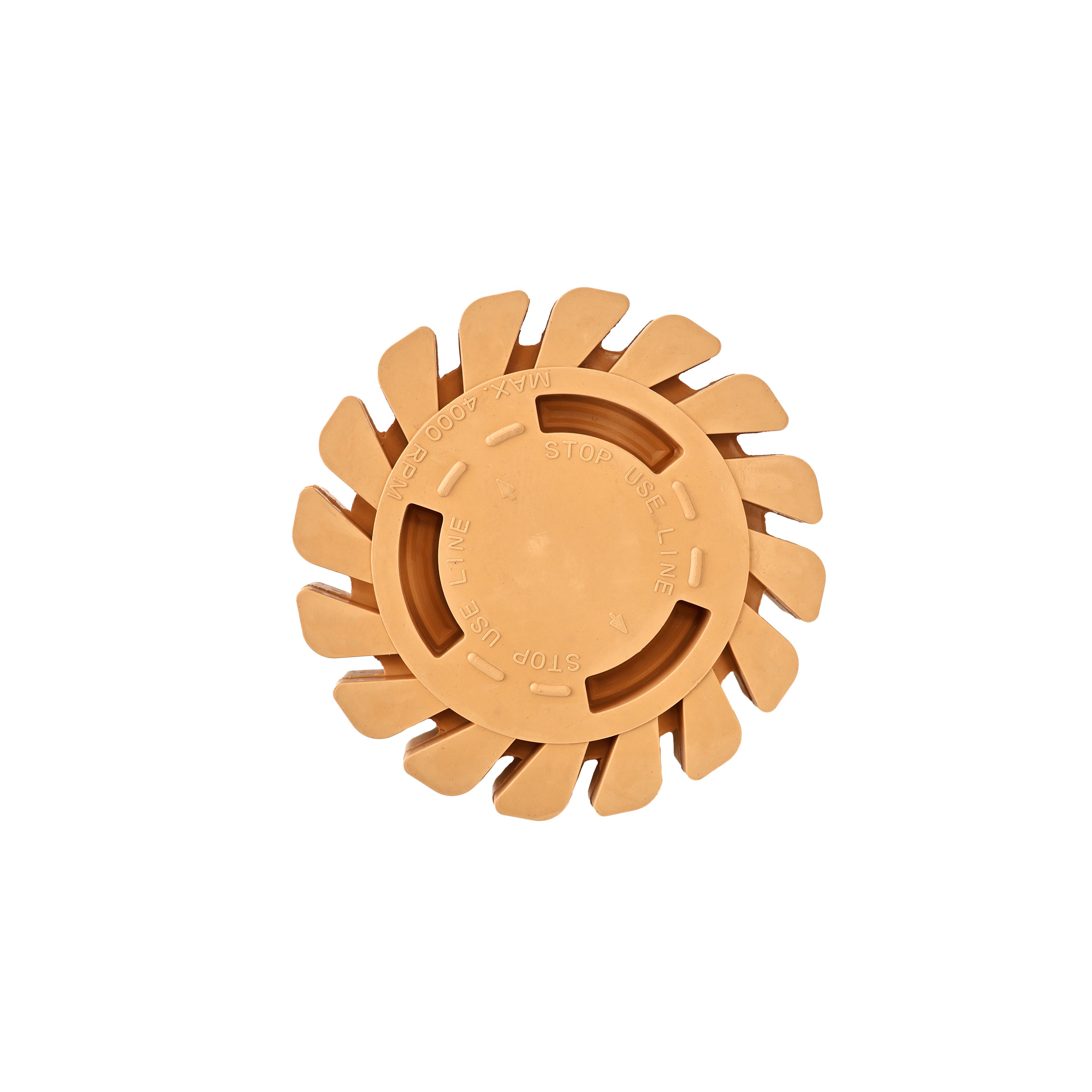 HBM Aufkleber- und Klebstoffradierer, 100 mm, 5/16 Zoll, 6 mm Adapter für Bohrmaschine Image 3