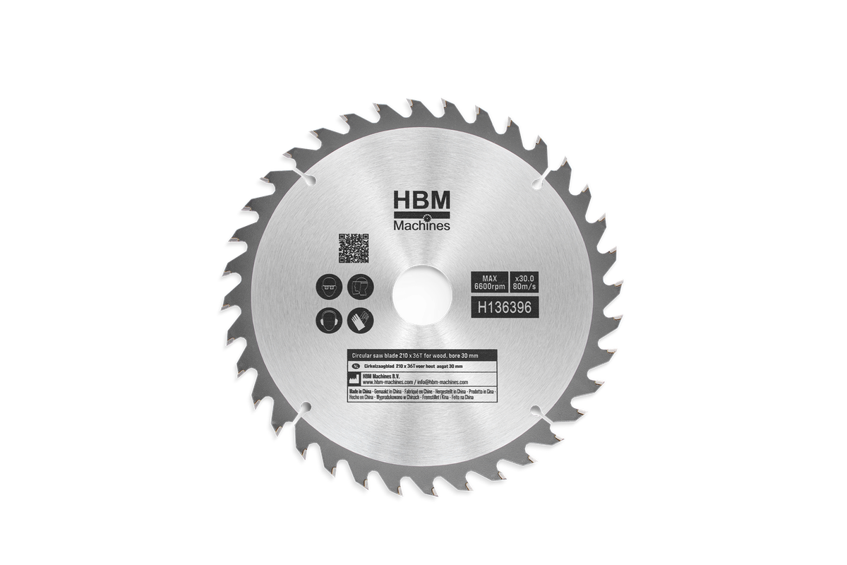 HBM Kreissägeblätter für Holz 210 mm
