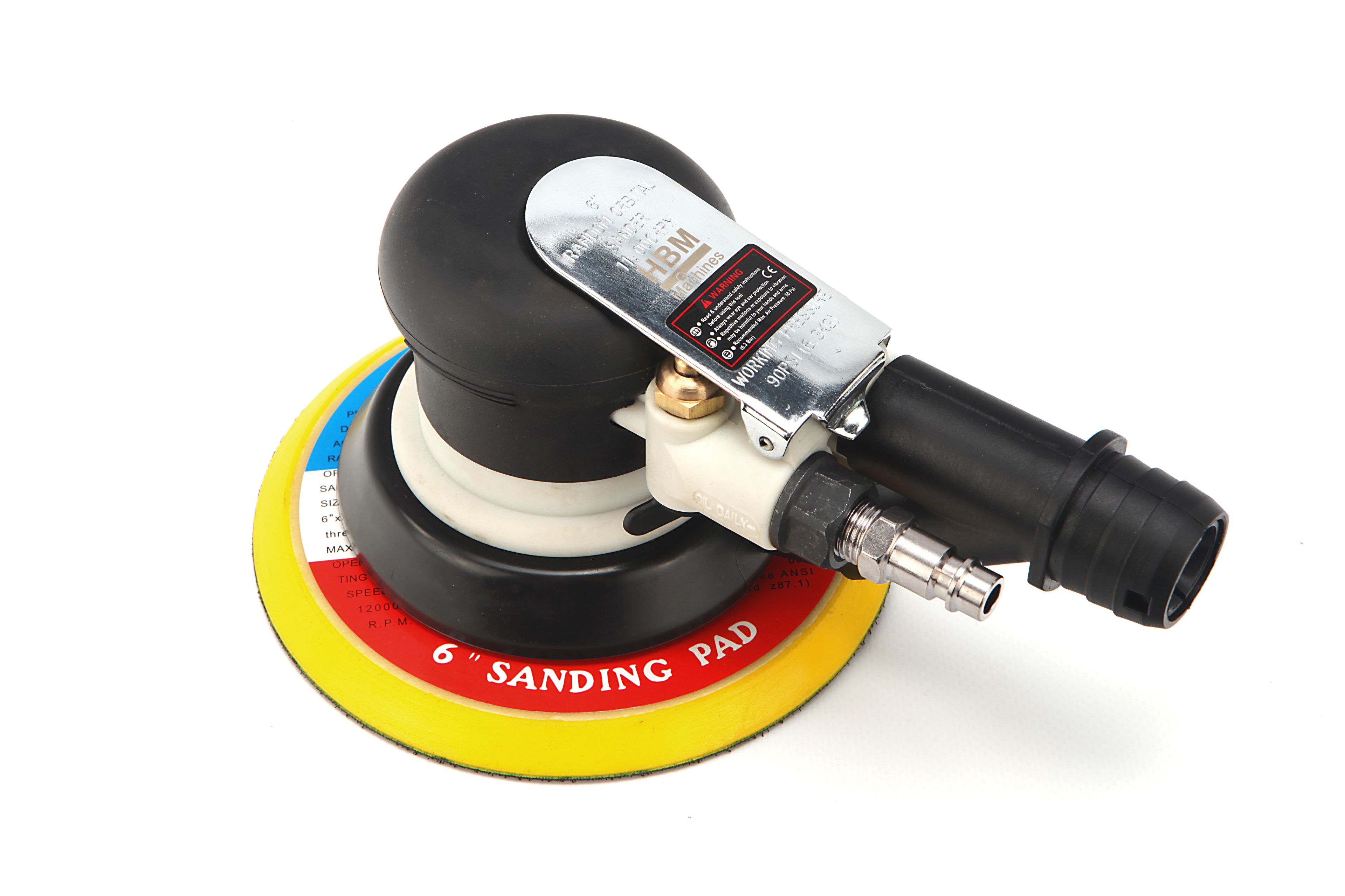 HBM Levigatrice orbitale casuale pneumatica a vuoto da 150 mm Image 2