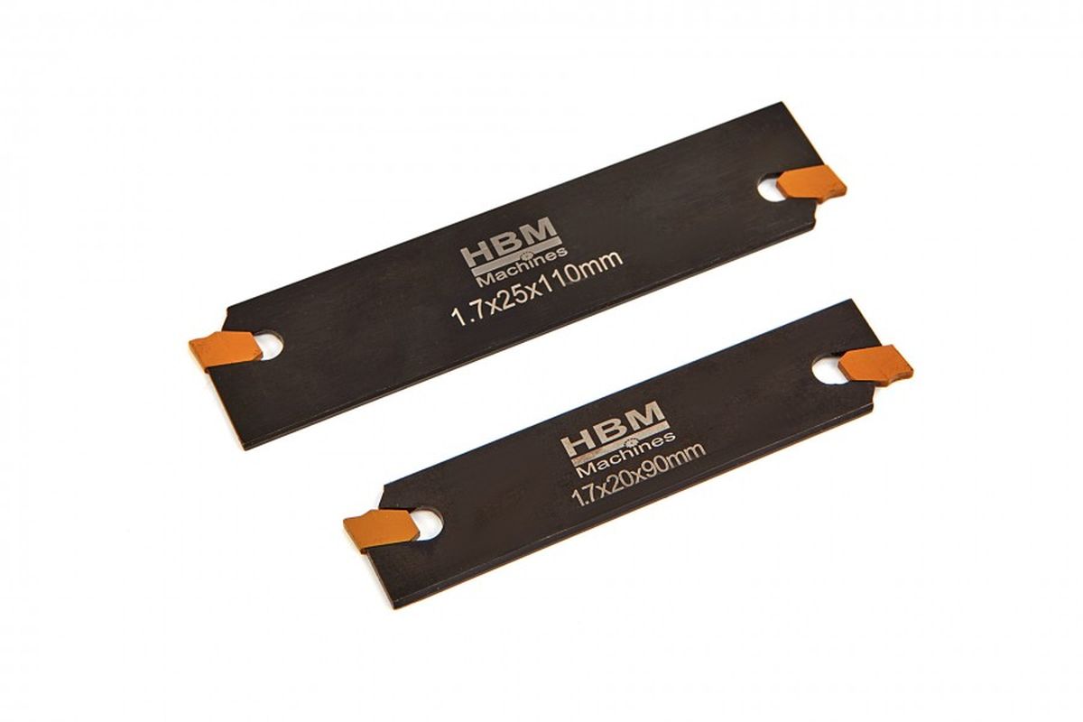 Cuchillas de corte HBM incluyendo 2 placas intercambiables