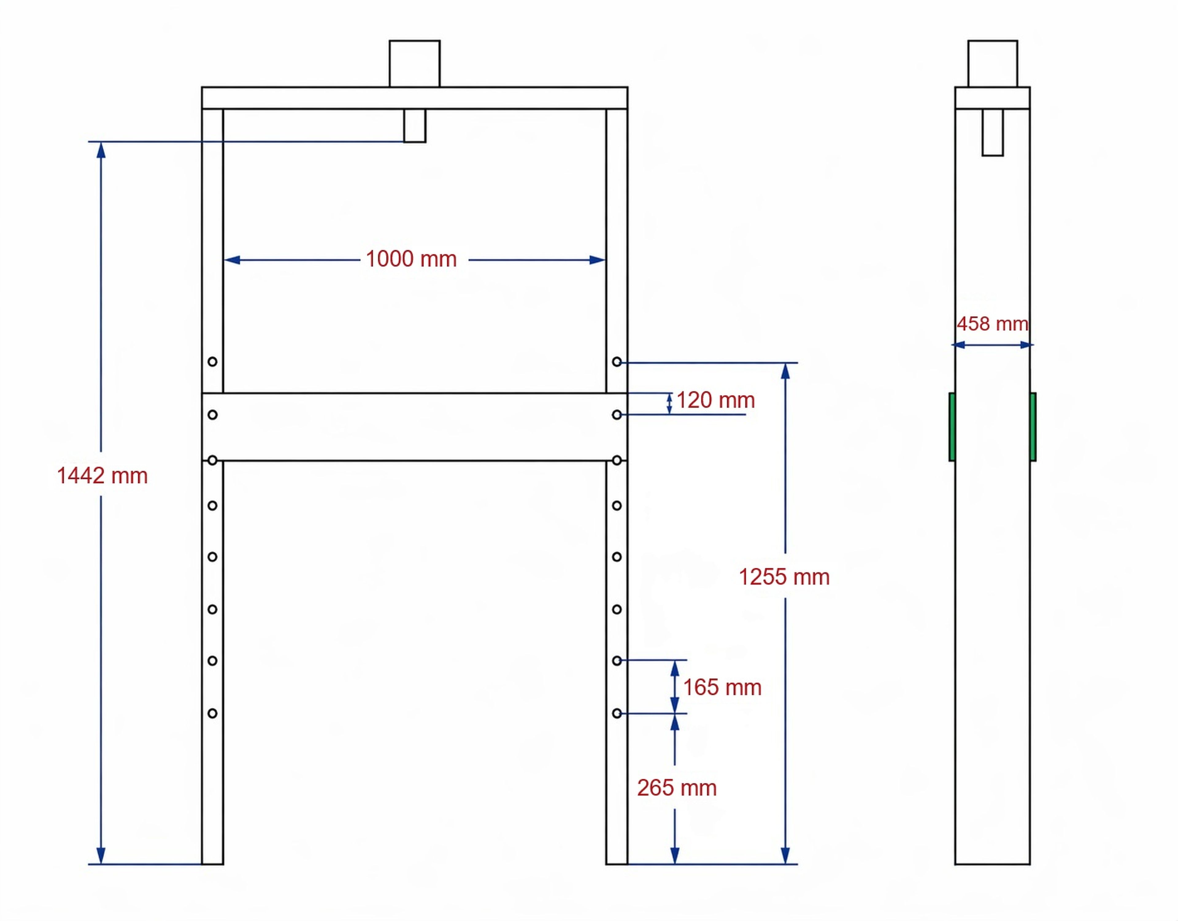 HBM werkplaatspers 150 ton Image 8