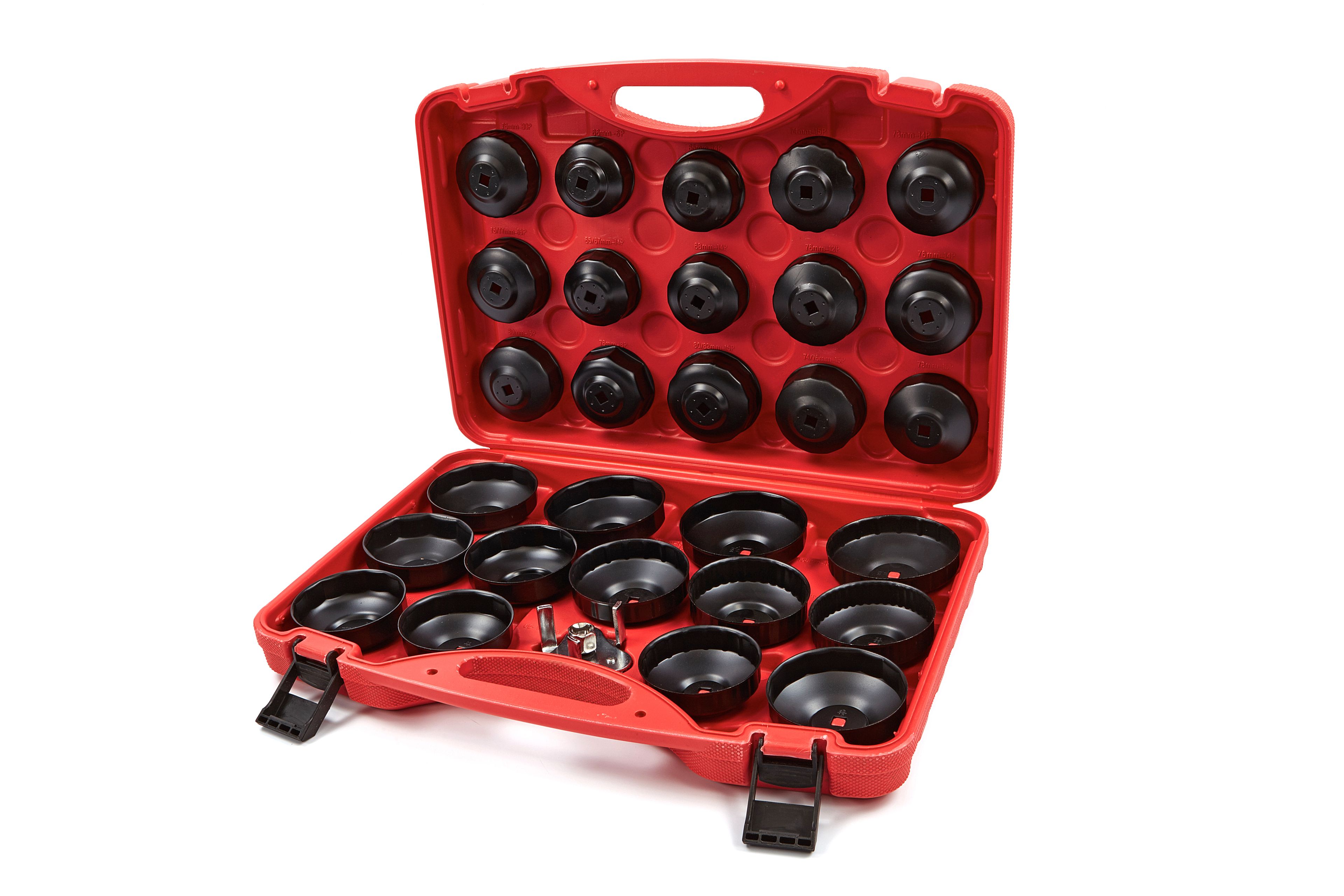 HBM Set di smontaggio del filtro dell'olio da 30 pezzi - Set di coperchi del filtro dell'olio