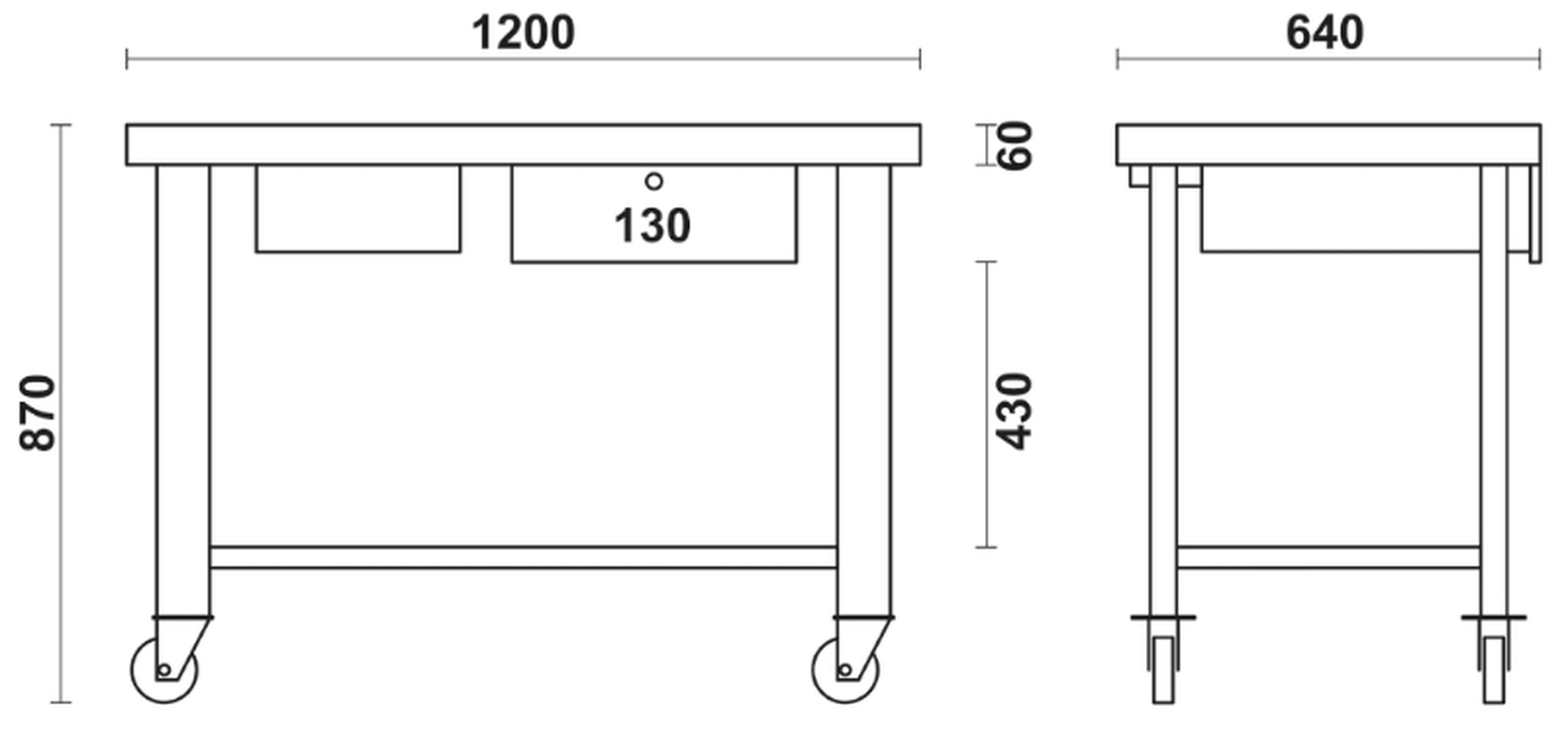 Établi mobile Beta CB52-O Image 5