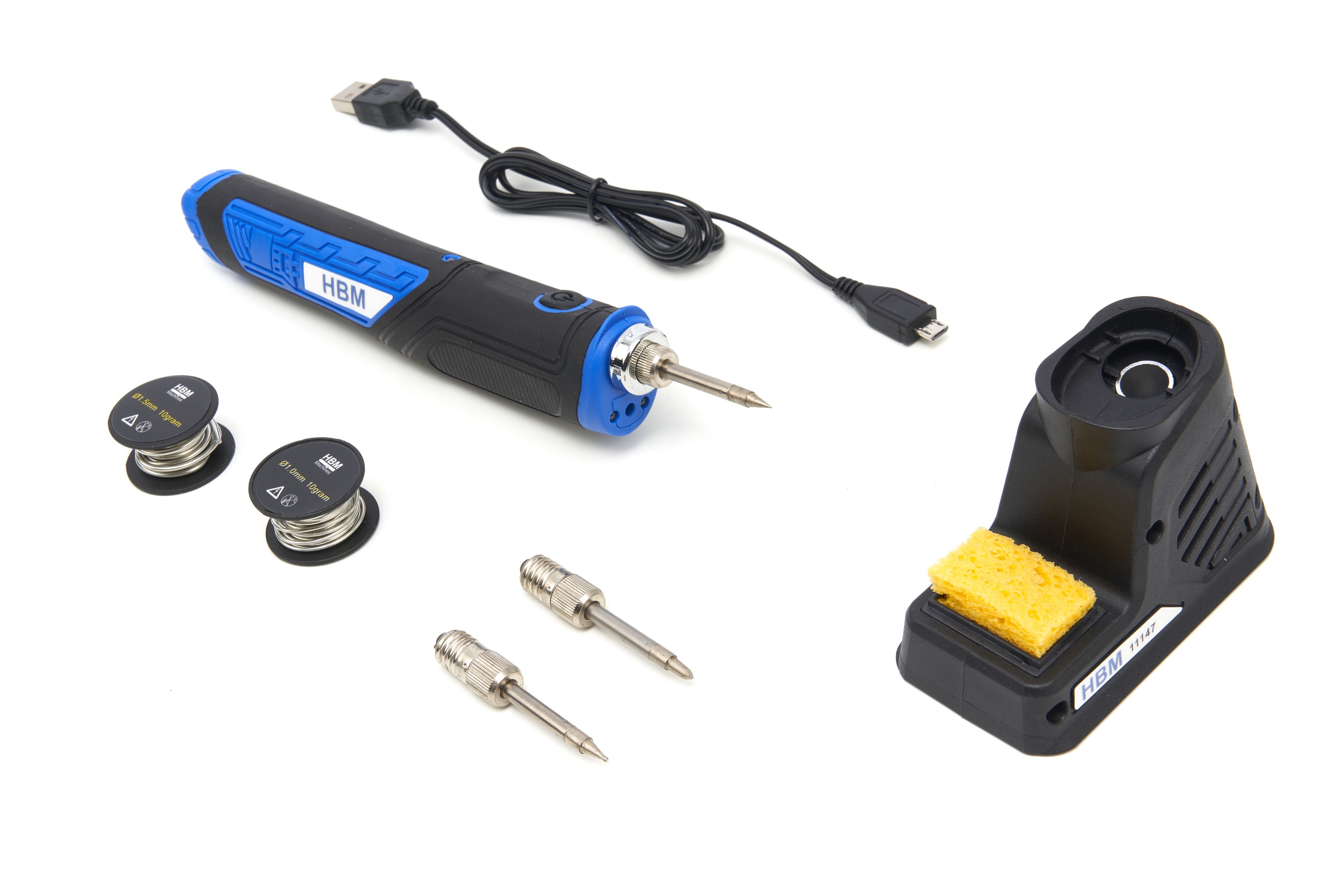Fer à souder professionnel HBM 3,6 Volt 8 Watt sur batterie avec 3 pointes de soudure Image 4