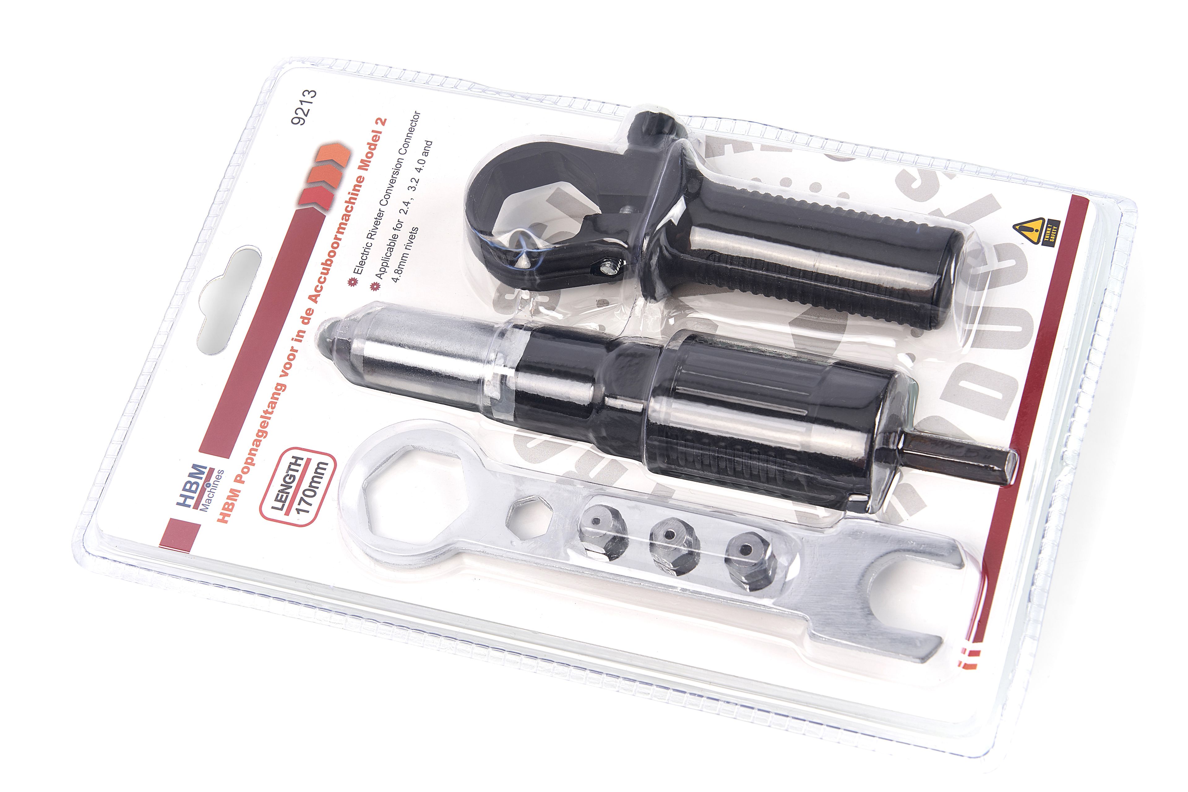 Pinza per rivetti HBM per trapano a batteria Modello 2 Image 4