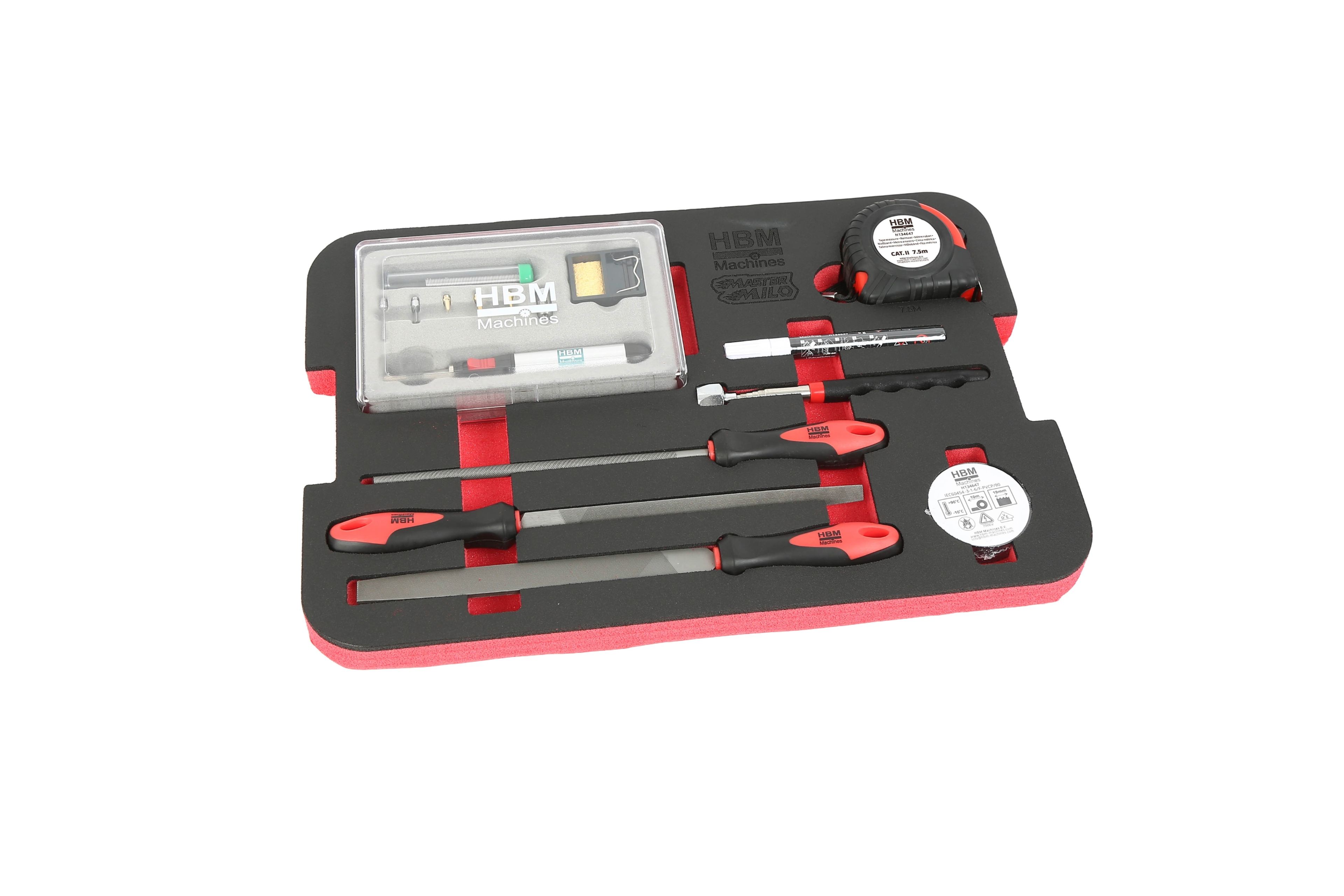 HBM MasterMilo gevulde gereedschapskoffer 159-delig Image 10