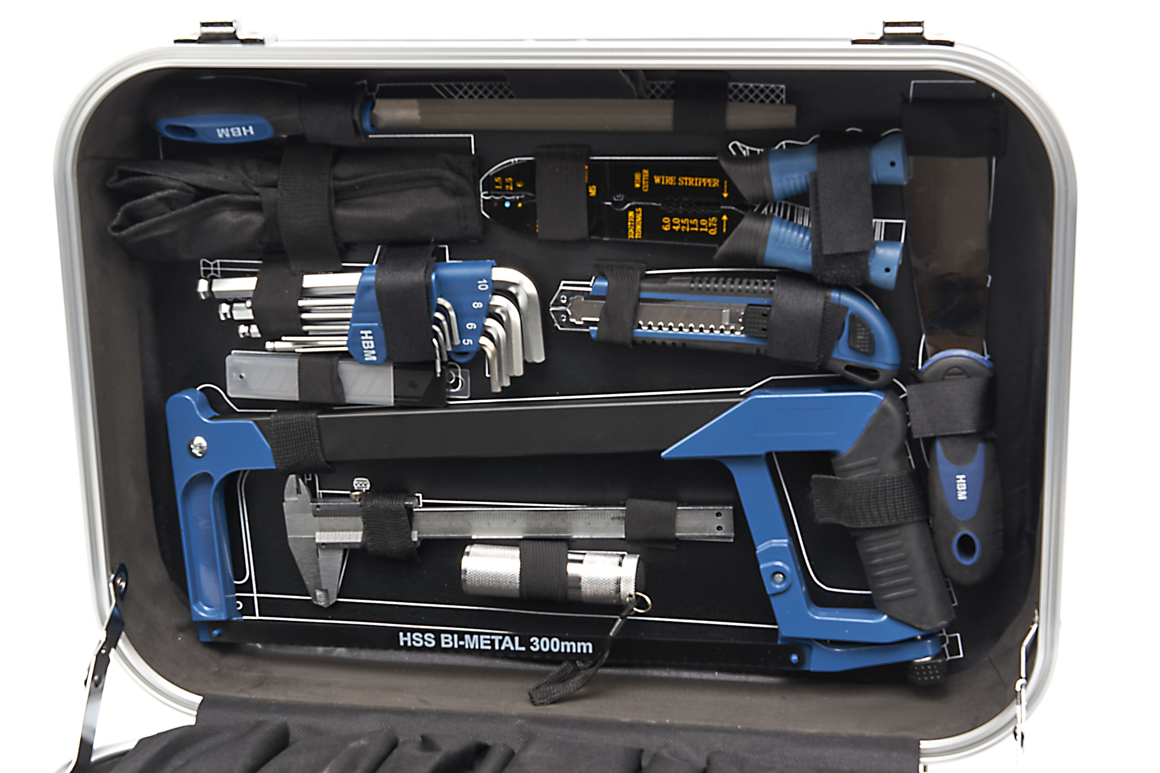HBM gevulde gereedschapskoffer 151-delig Image 6
