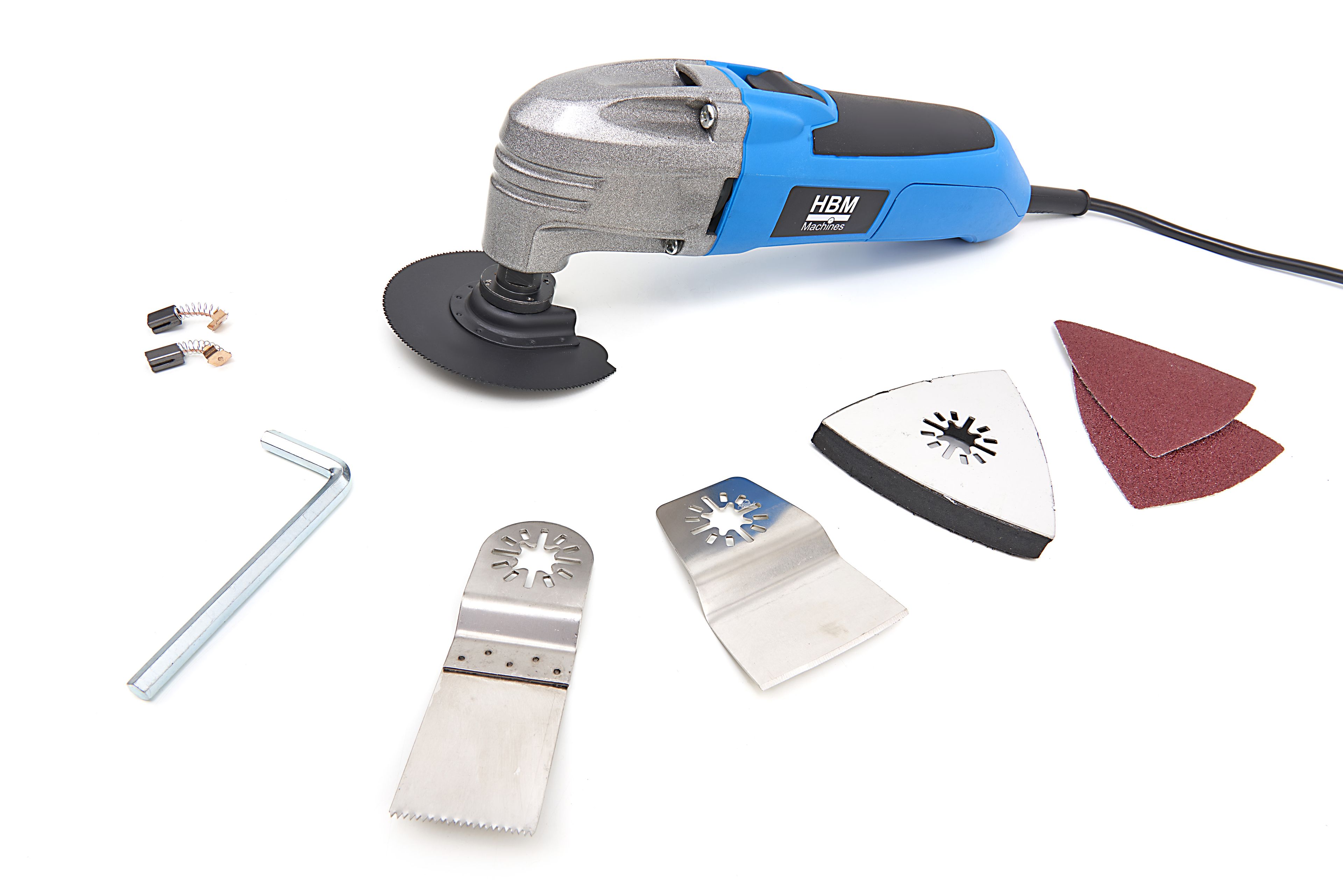 HBM Multiherramienta 200W - Rotativo / Oscilante - incl. Accesorios