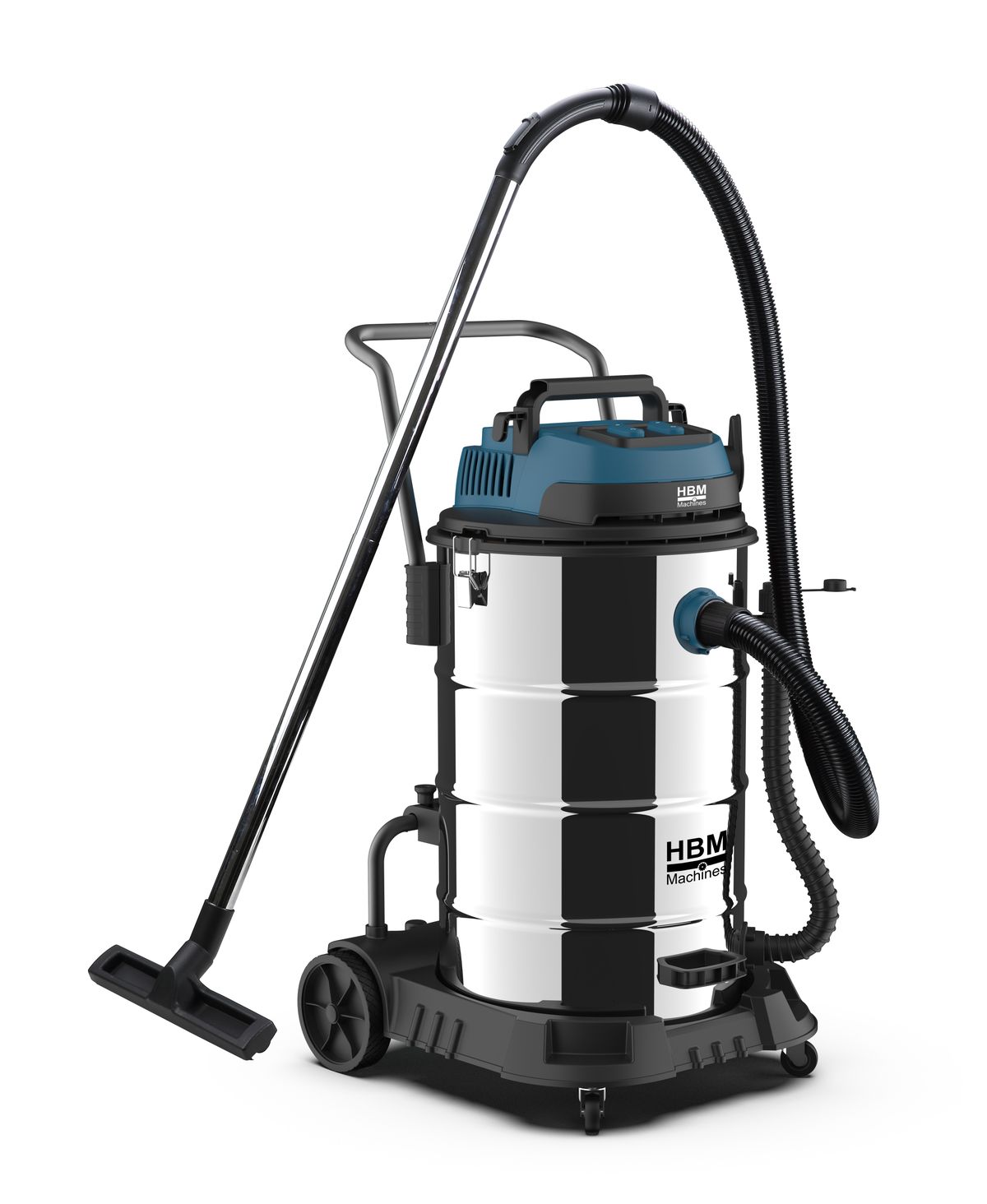 HBM Aspiradora de obra húmedo/seco 2x1200W 80L