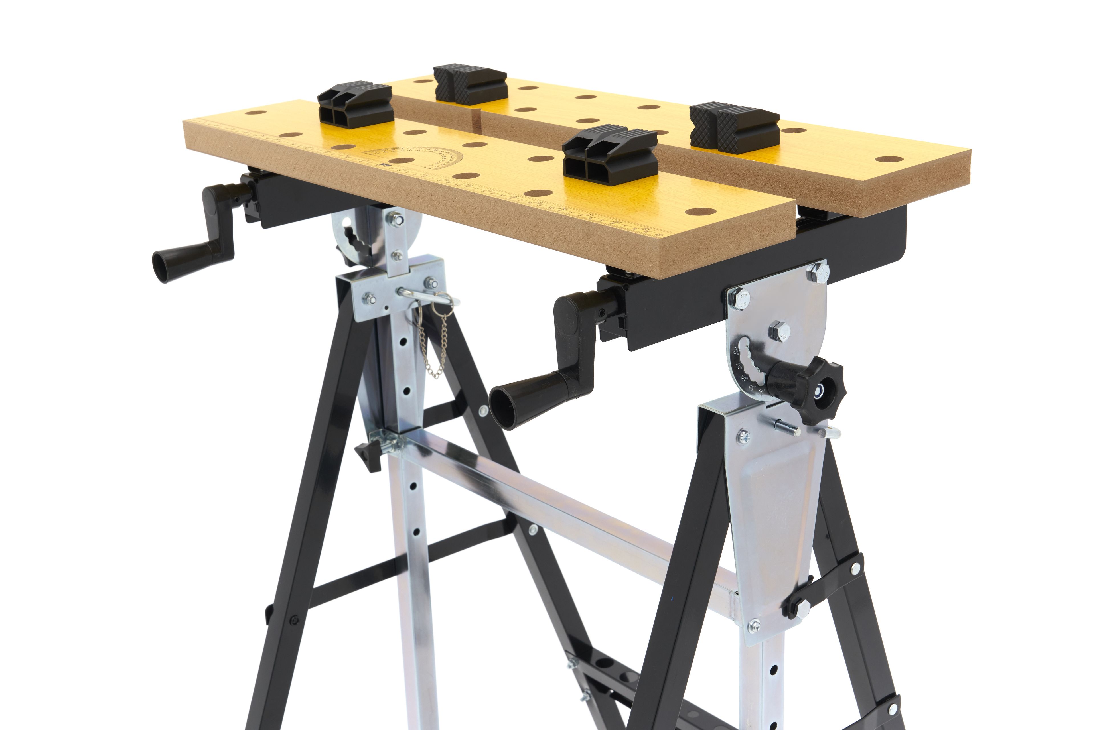 HBM draagbare werkbank, met in hoogte verstelbaar en kantelbaar werkblad Image 2