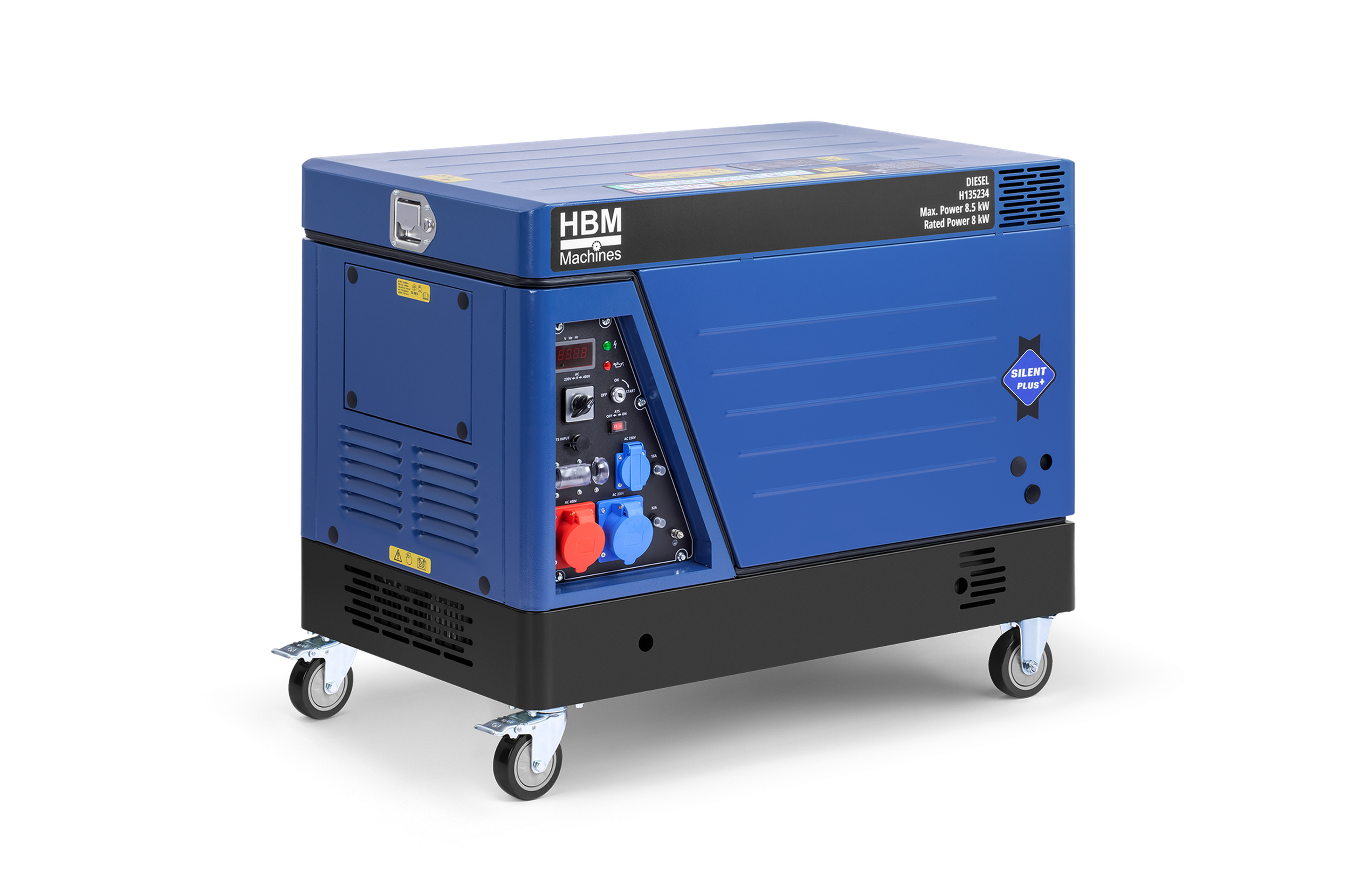 HBM générateur diesel avec moteur diesel de 733 cm³ 230V/400V 8500W Image 10
