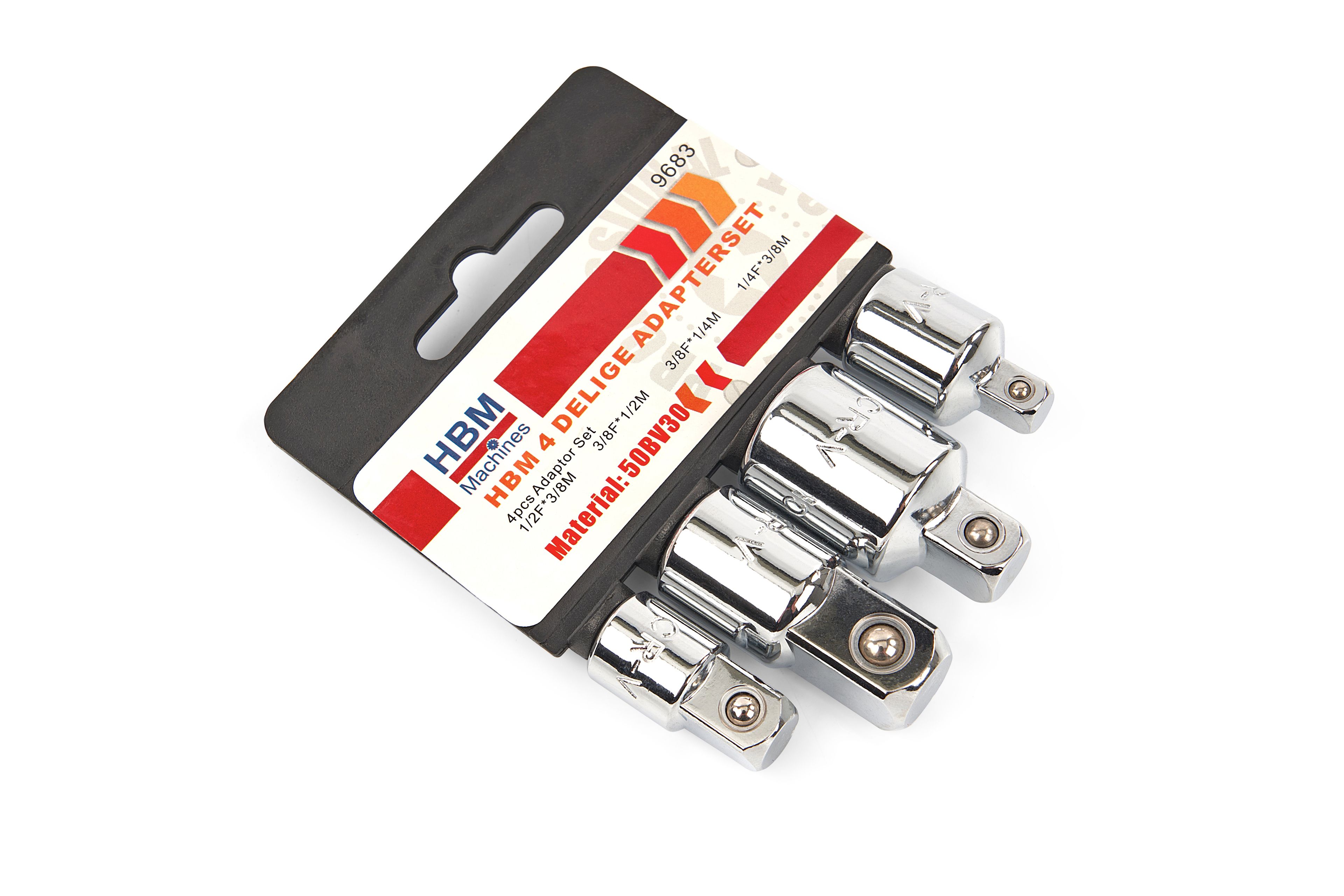 HBM 4-teiliges Steckschlüssel-Adapter-Set Image 2