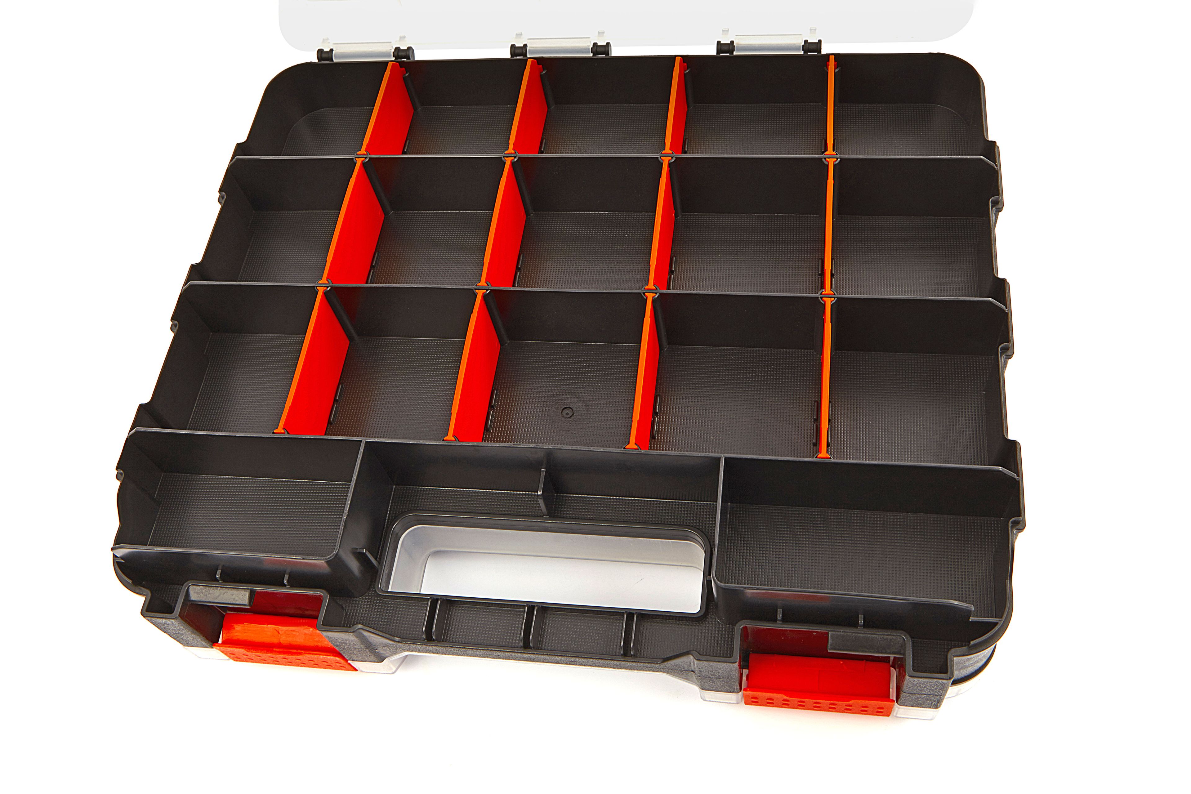 HBM caja de surtido doble cara 32 x 26 x 8 cm, con 30 compartimentos Image 4