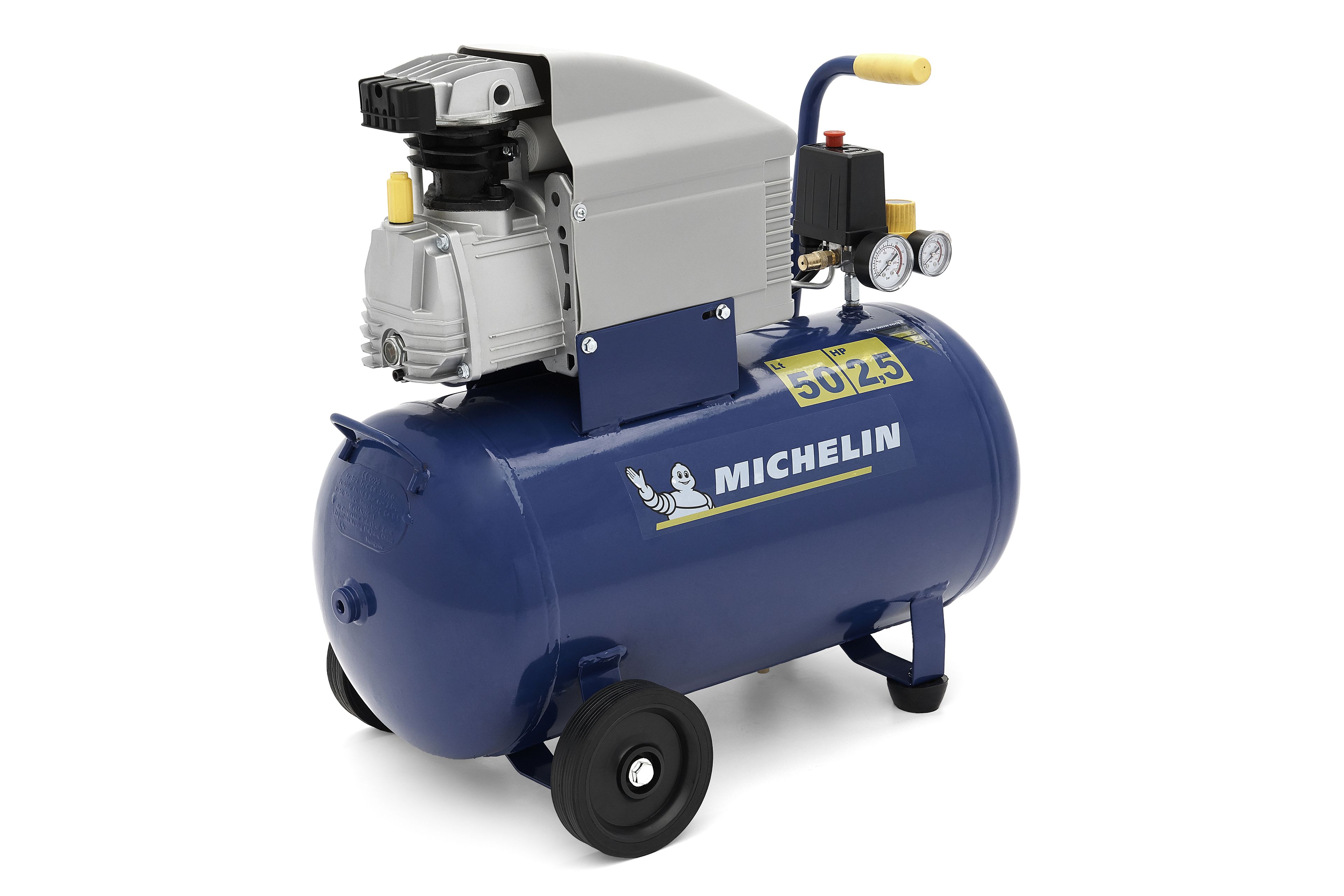 HBM Compresseur Michelin 2 CV Professionnel 50 Litres 8 Bar - 170 Litres Par Minute Image 2