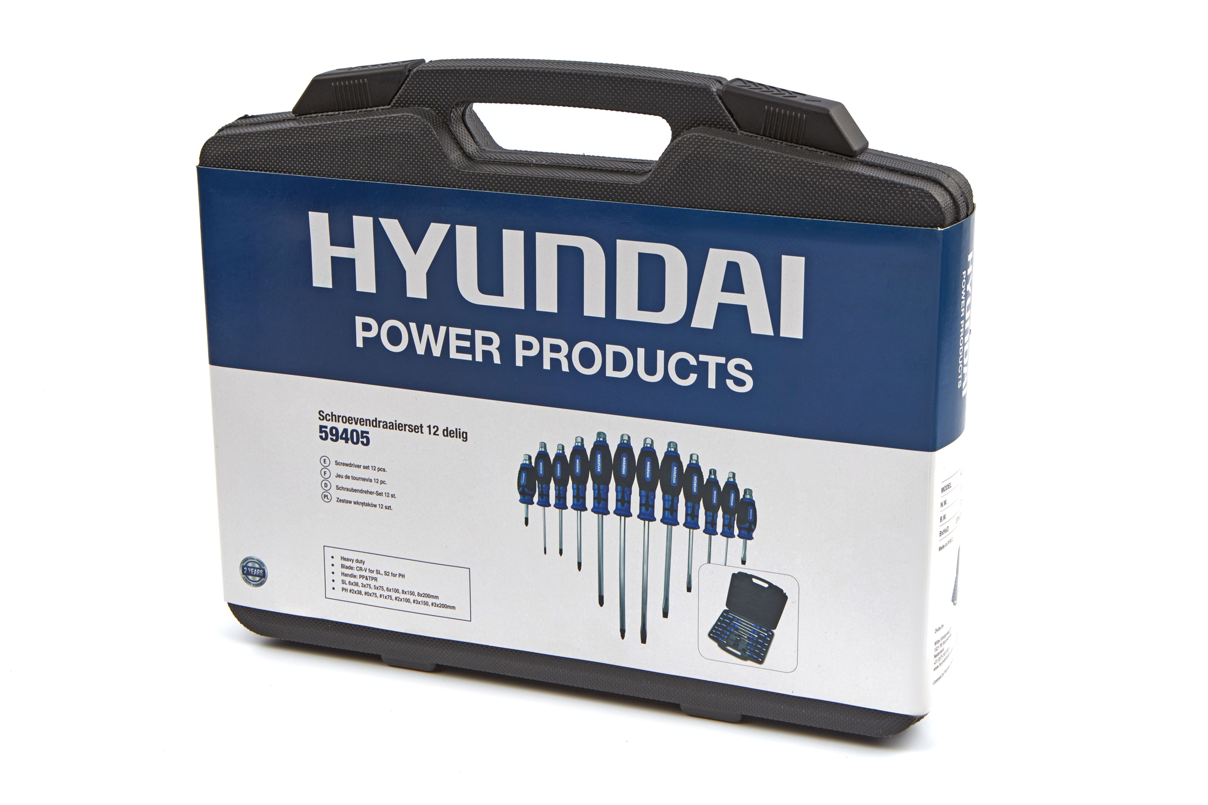 Set di cacciaviti Hyundai 12 pezzi Go-Through Image 6