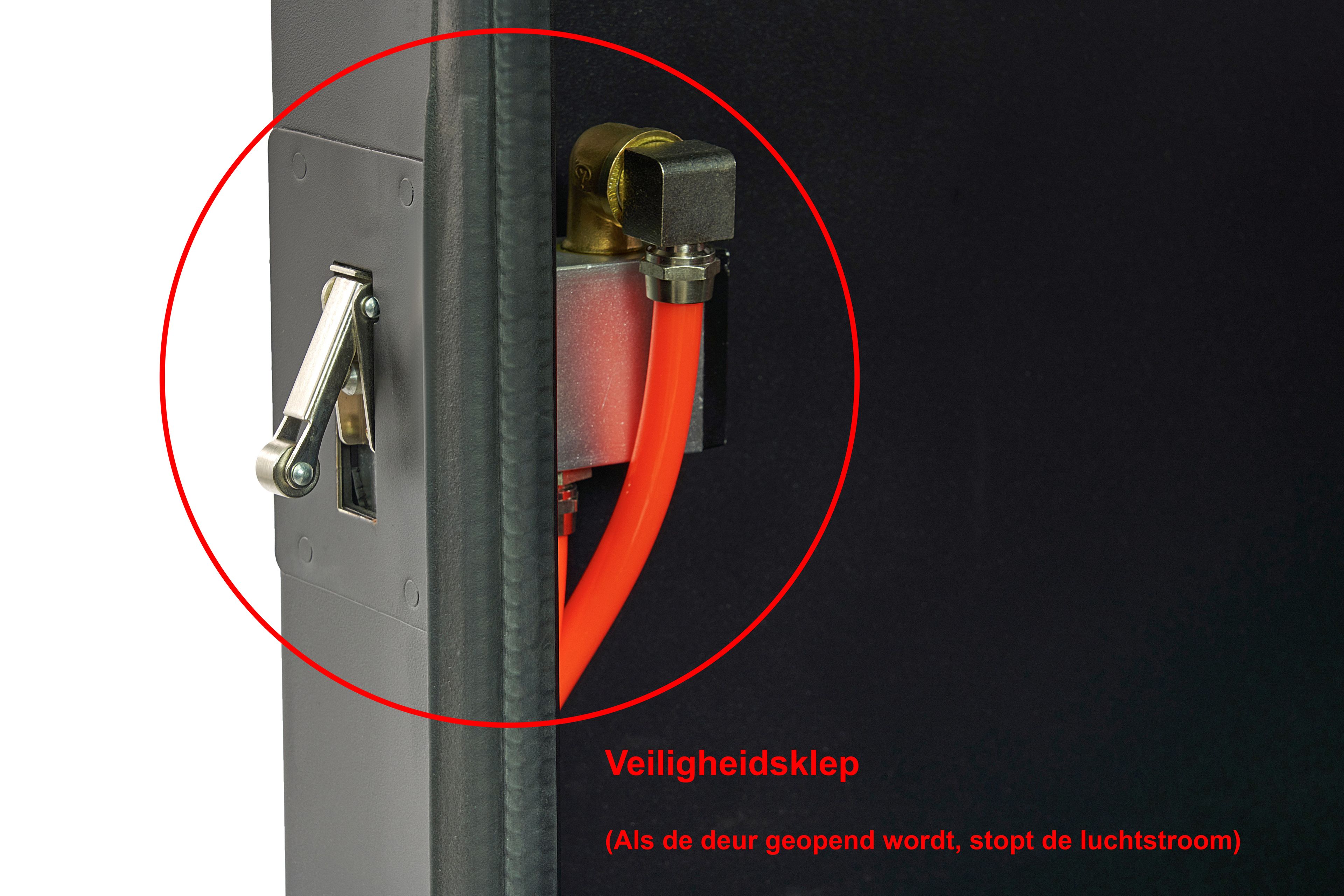 Cabine anti-explosion noire HBM SBC 1200 avec extraction Image 10