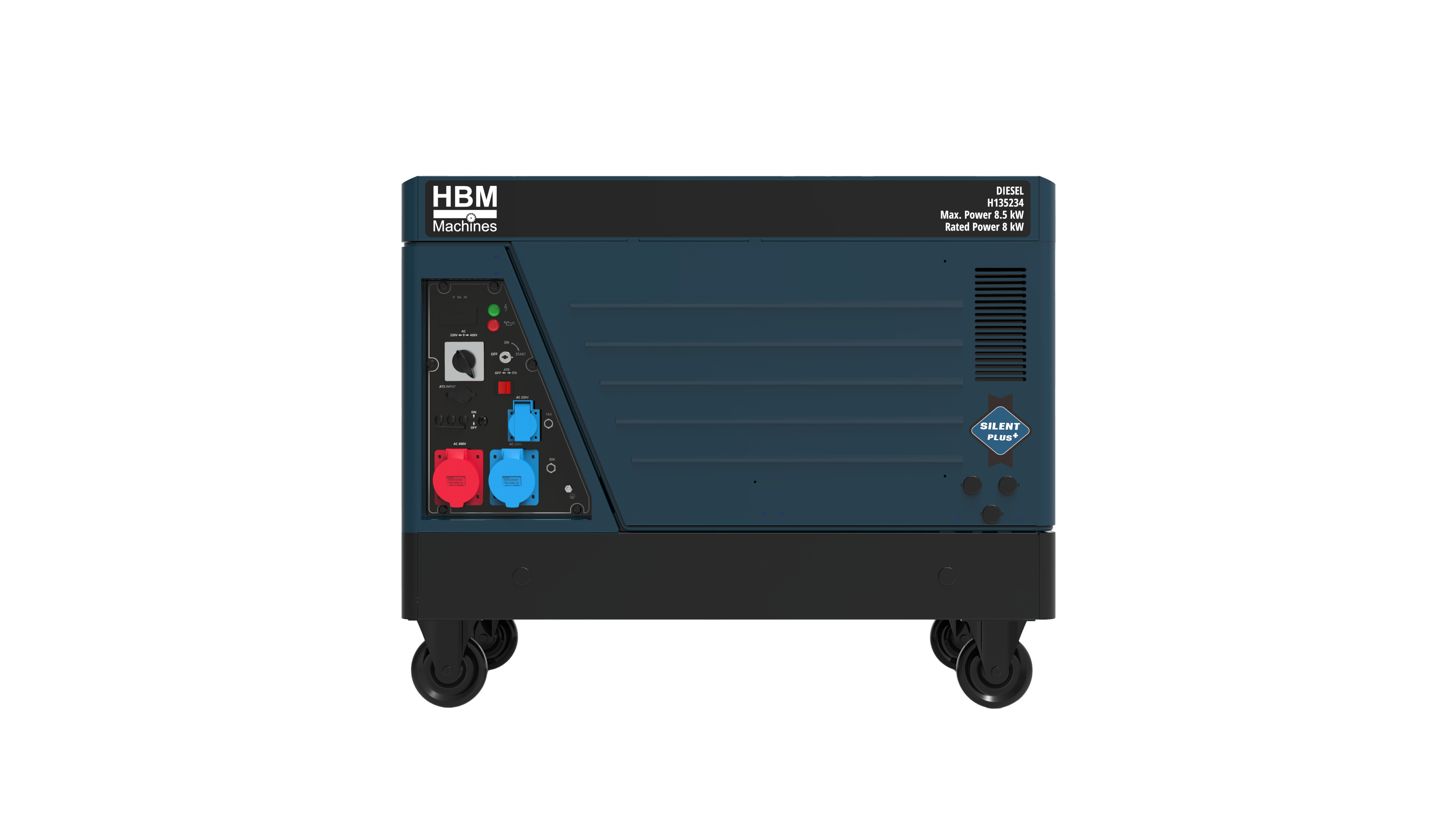 HBM diesel aggregaat, generator 733 cc dieselkrachtstroom 230/400V 8500W Image 4