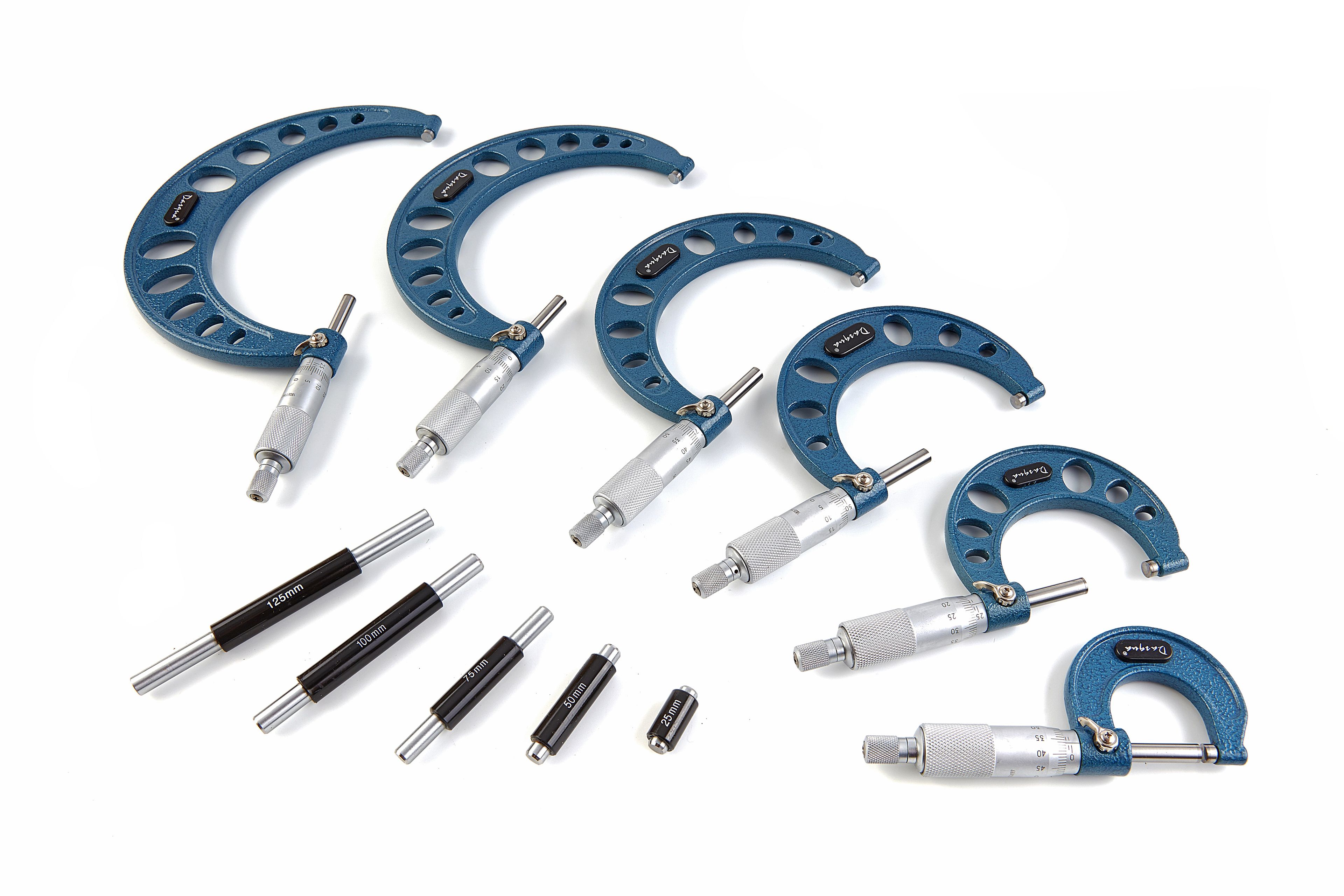 Dasqua Professional 6-teiliges Bügelmessschrauben-Set 0 - 150 mm Image 2