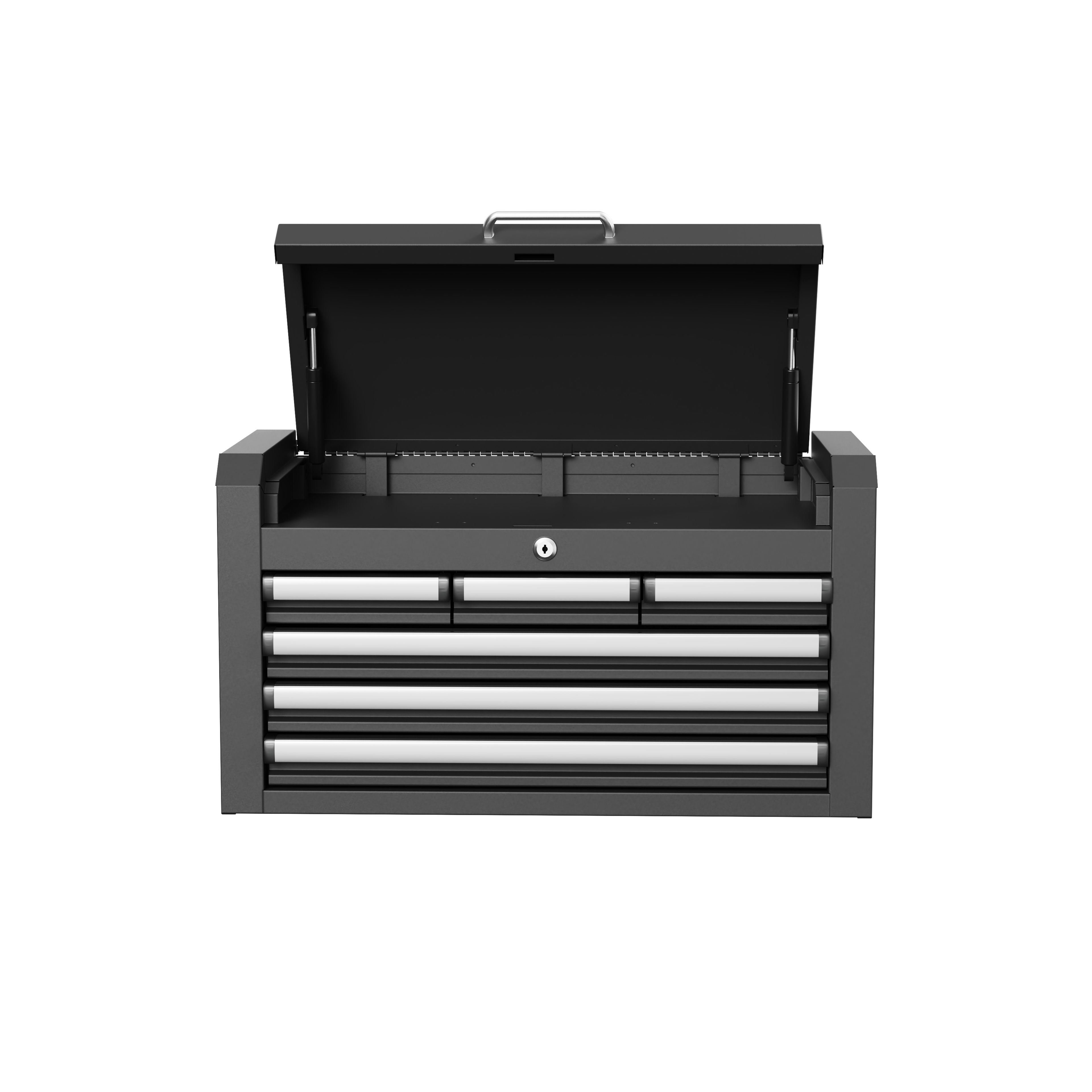 HBM Aufsatzschrank 66 cm, 6 Schubladen, schwarz Image 2