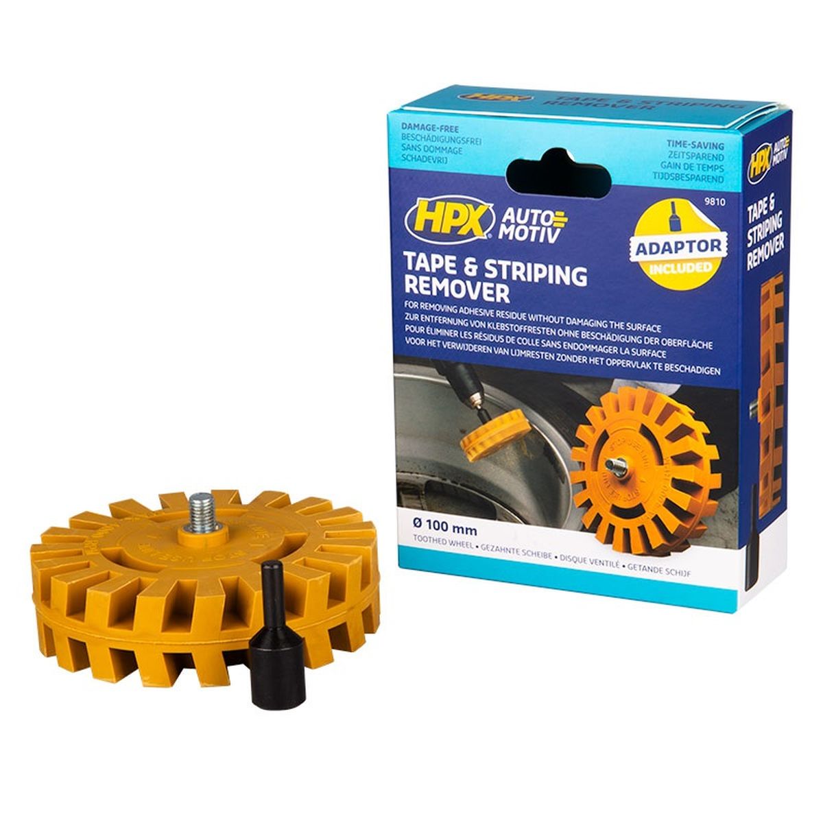 HPX Tape & Striping Remover: Scheibe + Achse (groß)