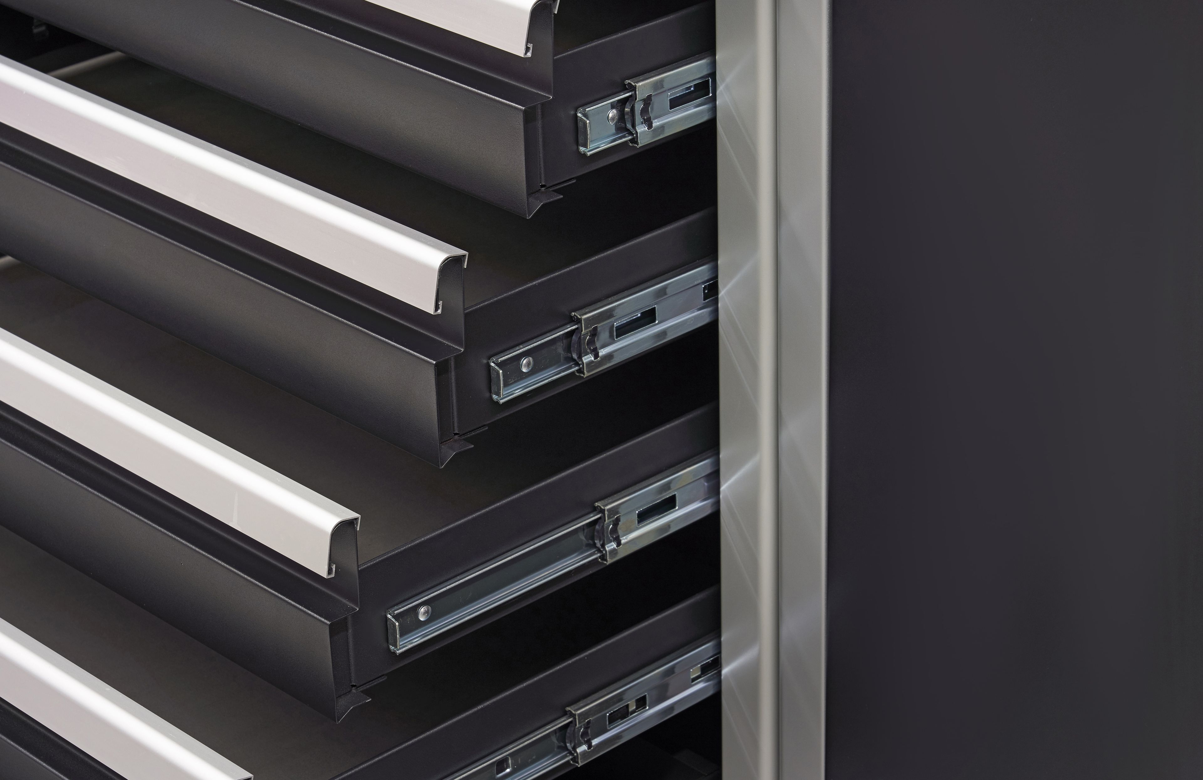 Système d'atelier modulaire professionnel de luxe HBM, 16 pièces, noir bleu Image 8