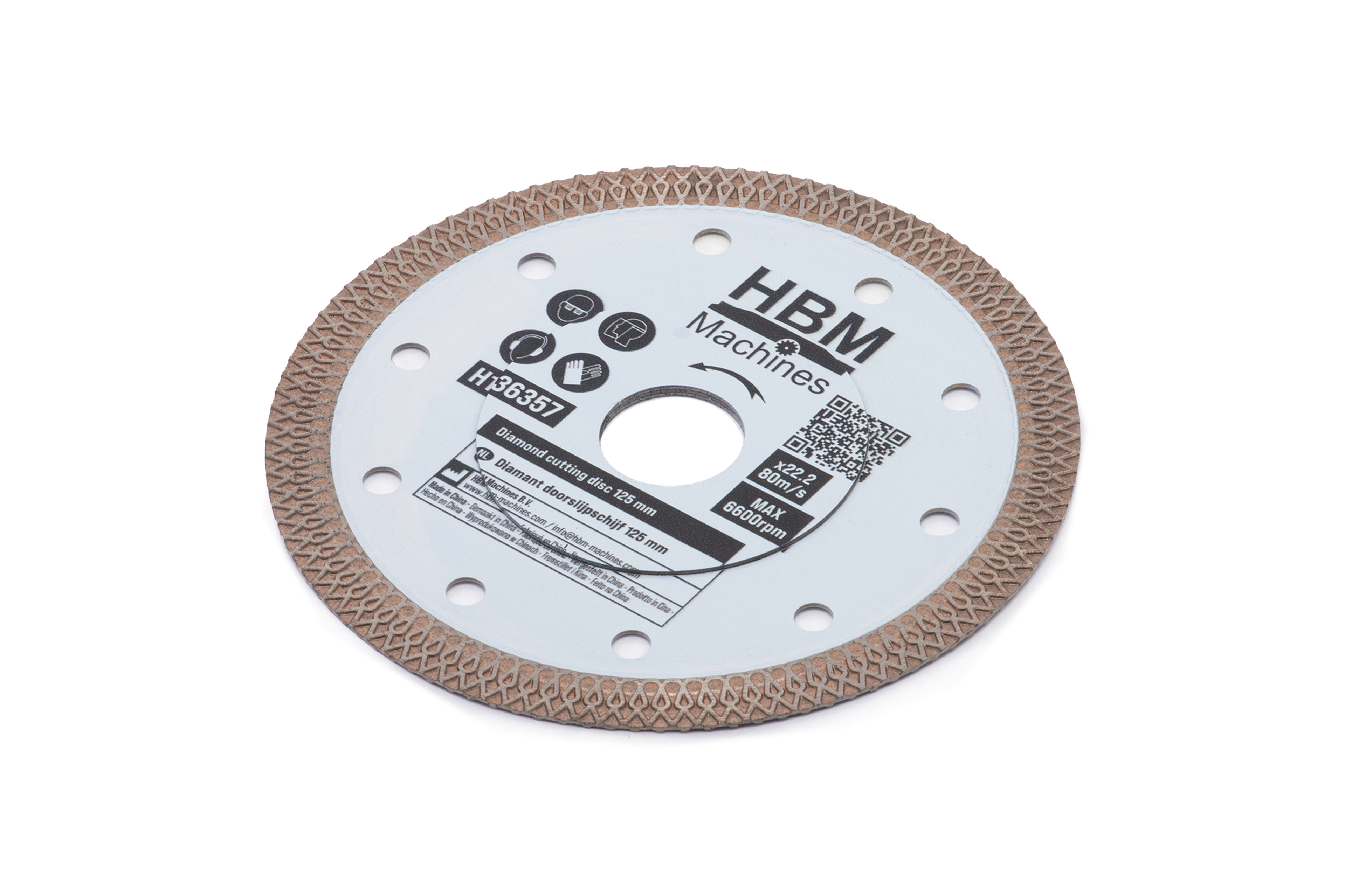 Professionelle Diamanttrennscheiben von HBM 125 mm Image 2