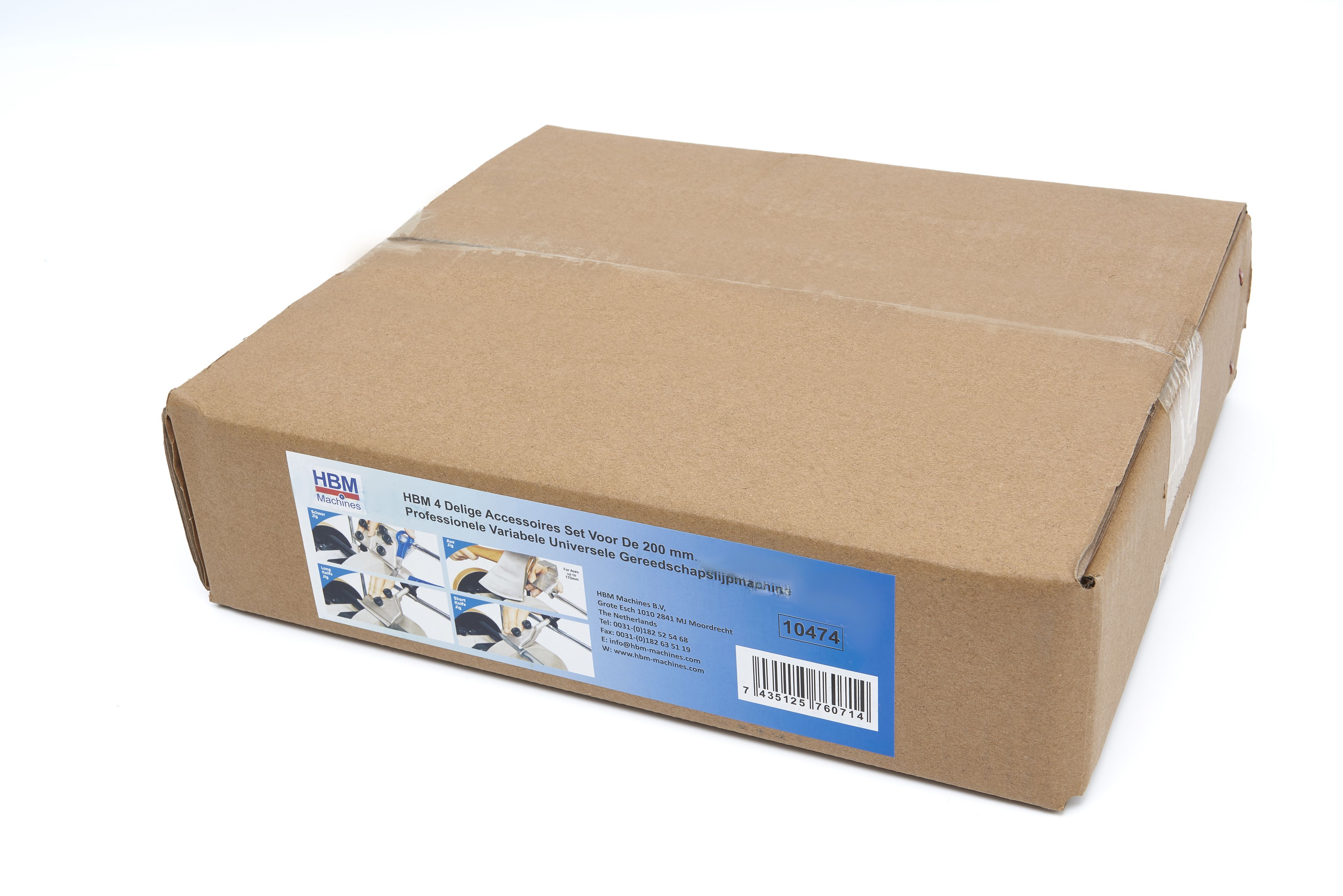 HBM Jeu d'accessoires en 4 pièces pour la meuleuse d'outils universelle variable professionnelle 200 mm Image 9