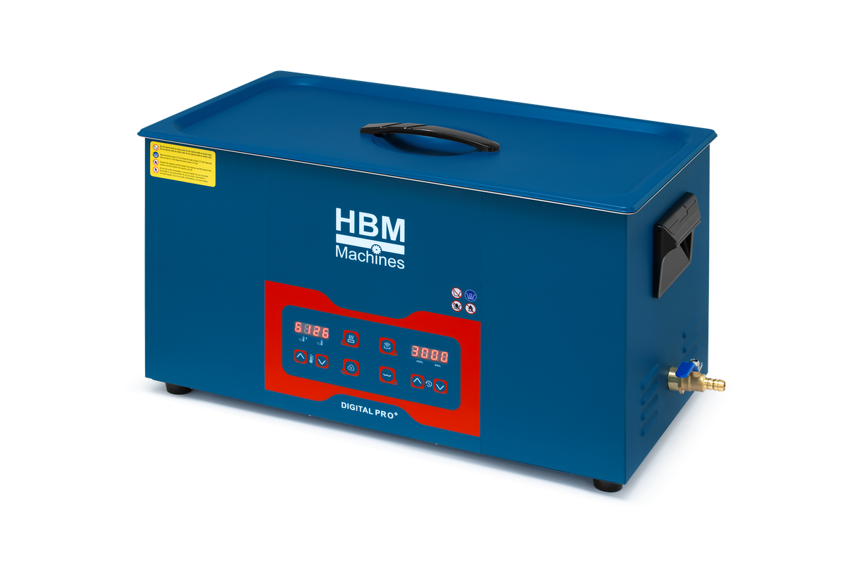 HBM limpiador ultrasónico, azul