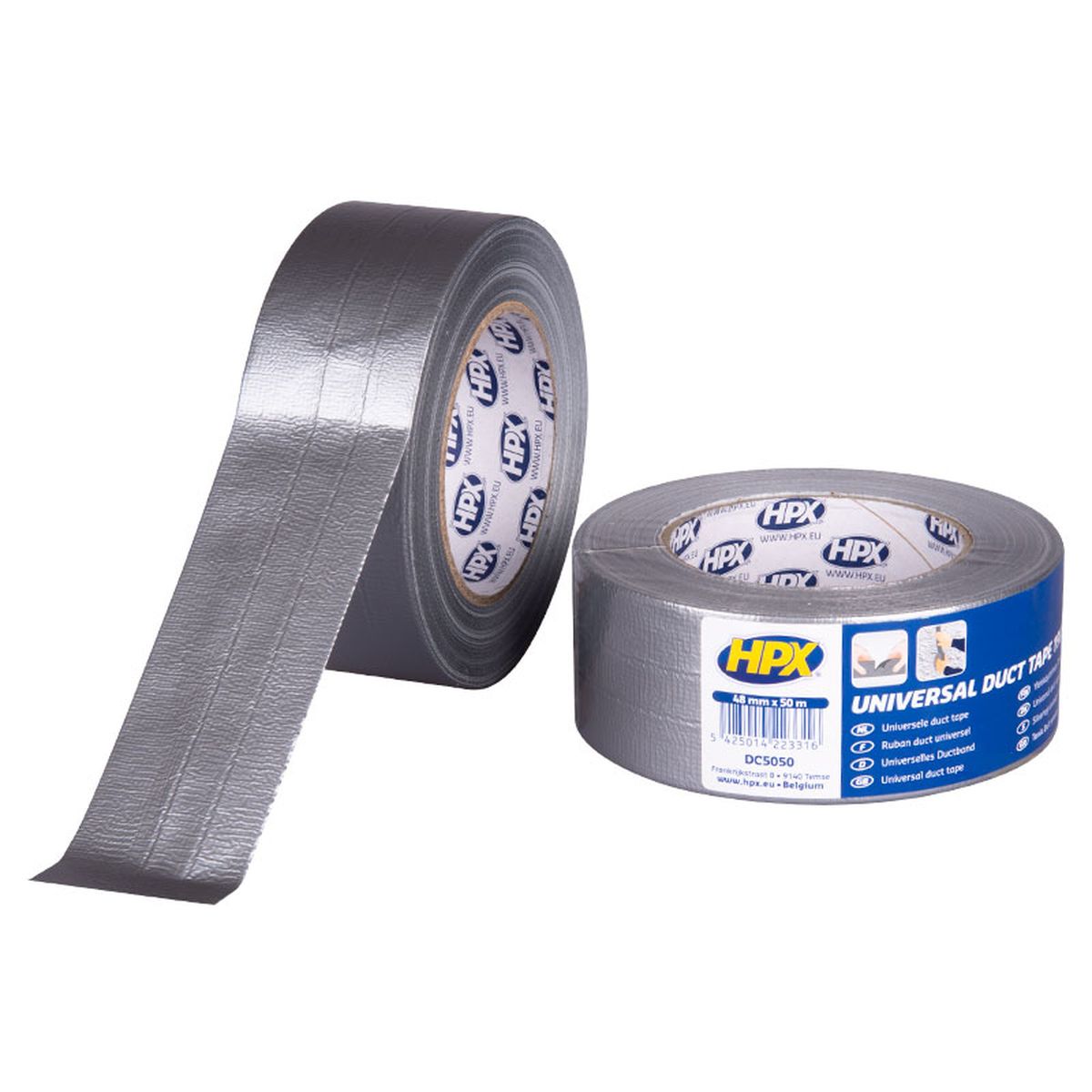 HPX Klebeband 1900 – Silber, 48 mm x 50 m