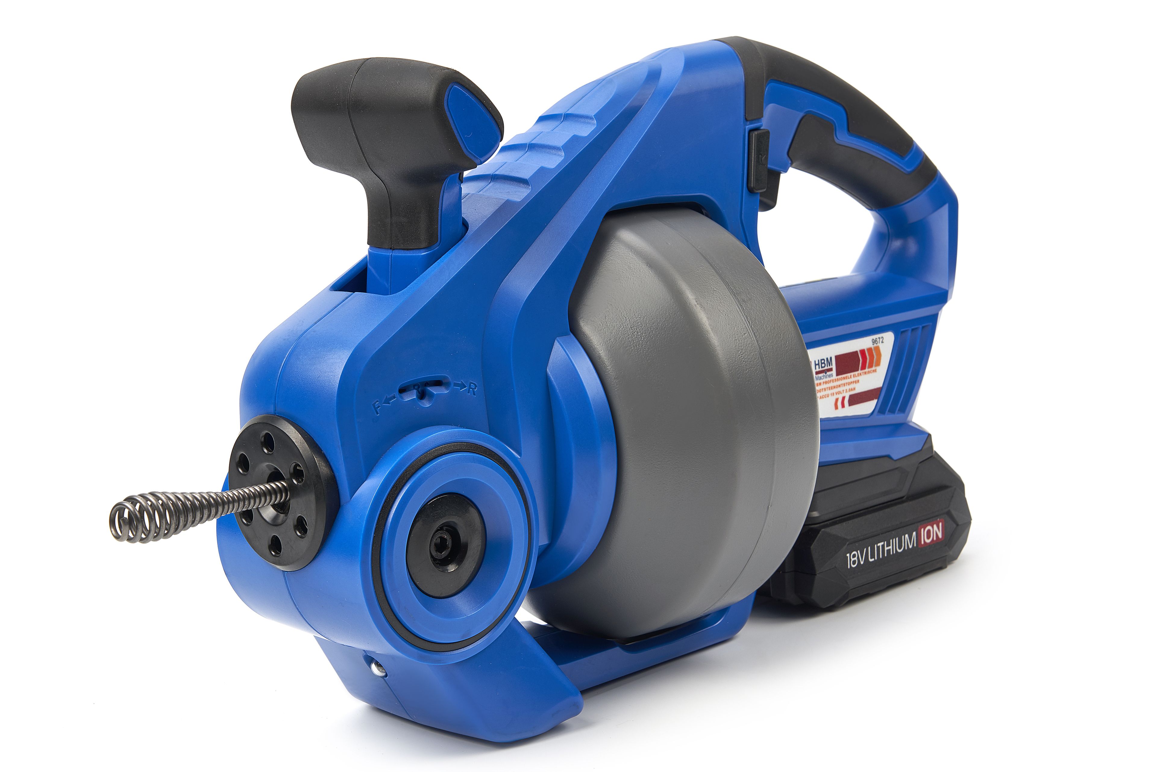 HBM Professionele Elektrische Gootsteenontstopper Op Accu 18 Volt 2,0AH Image 2