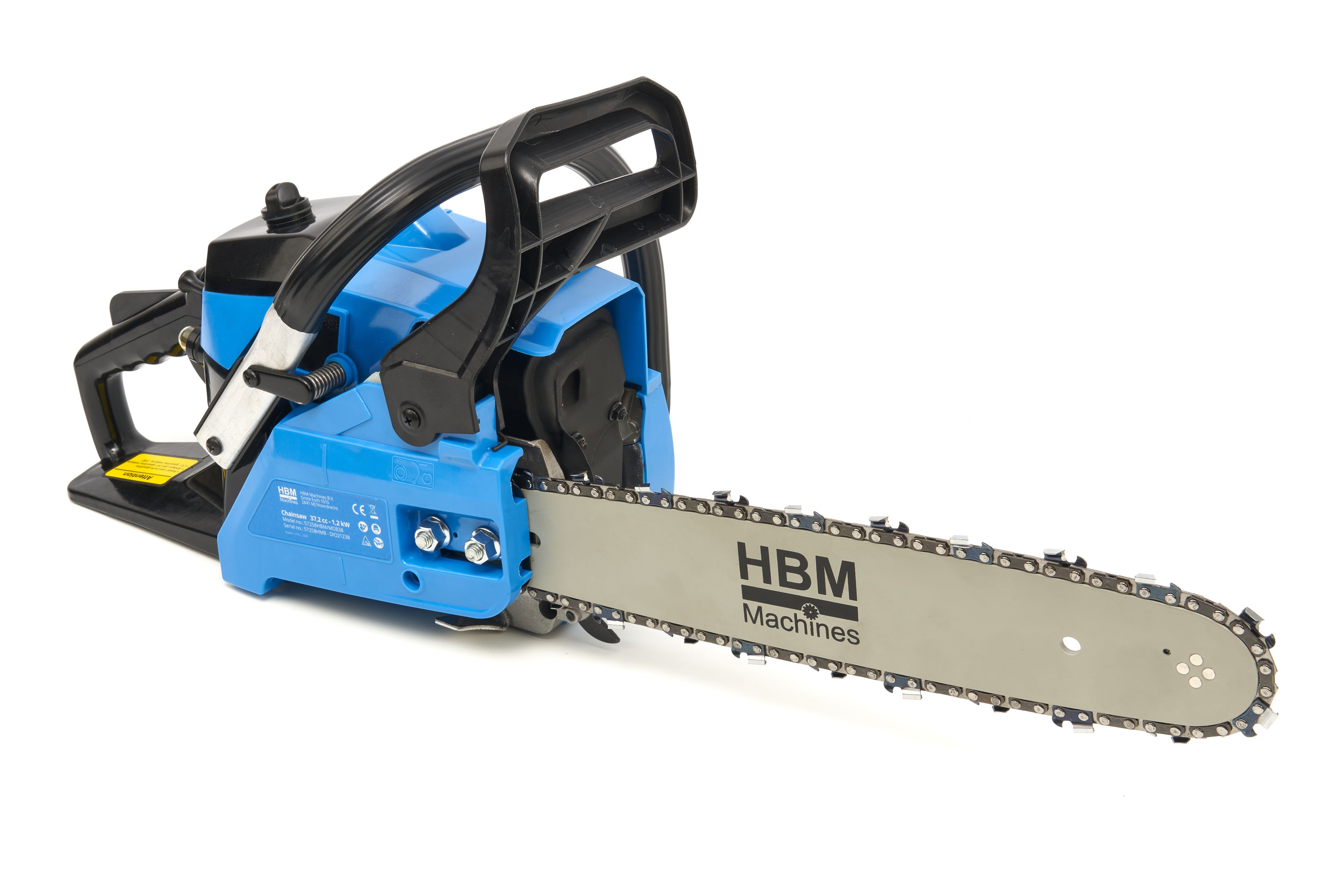 Sierra de cadena HBM 38 cc motor de gasolina de 2 tiempos con hoja de 350 mm Image 2