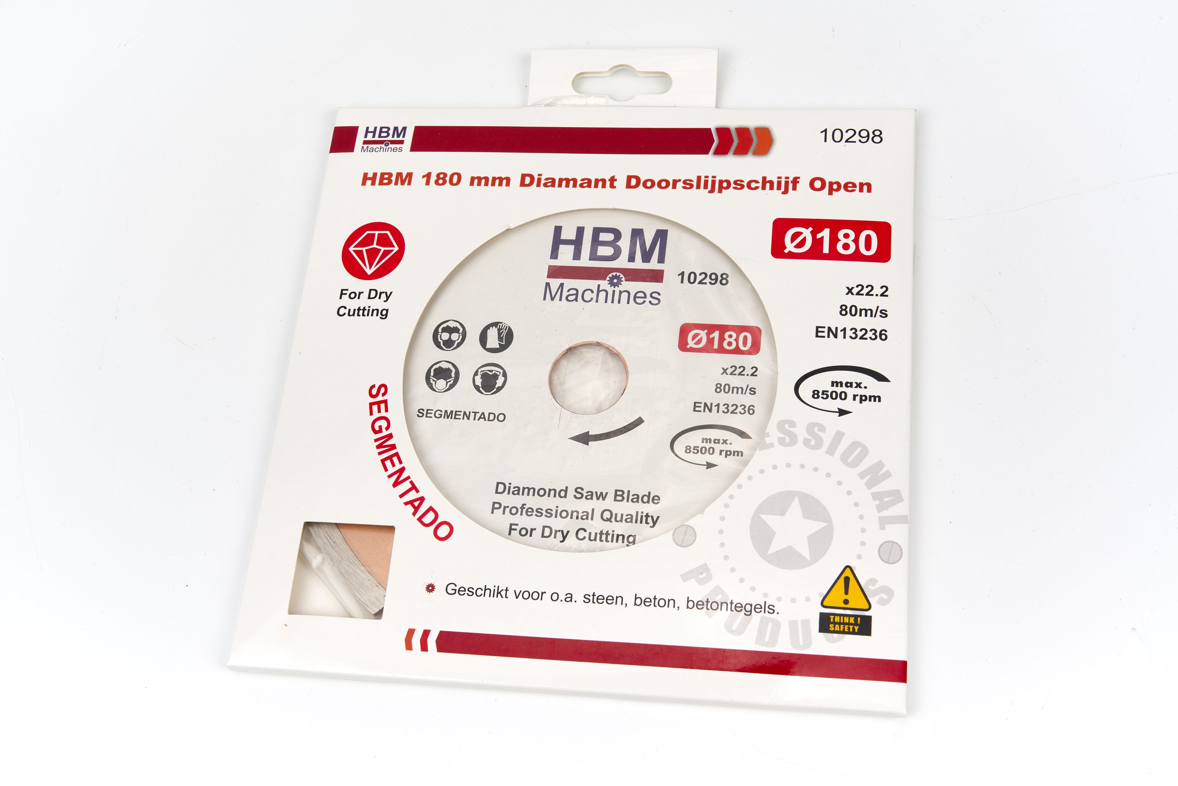 HBM Diamanttrennscheiben 180 mm | Offen Image 3