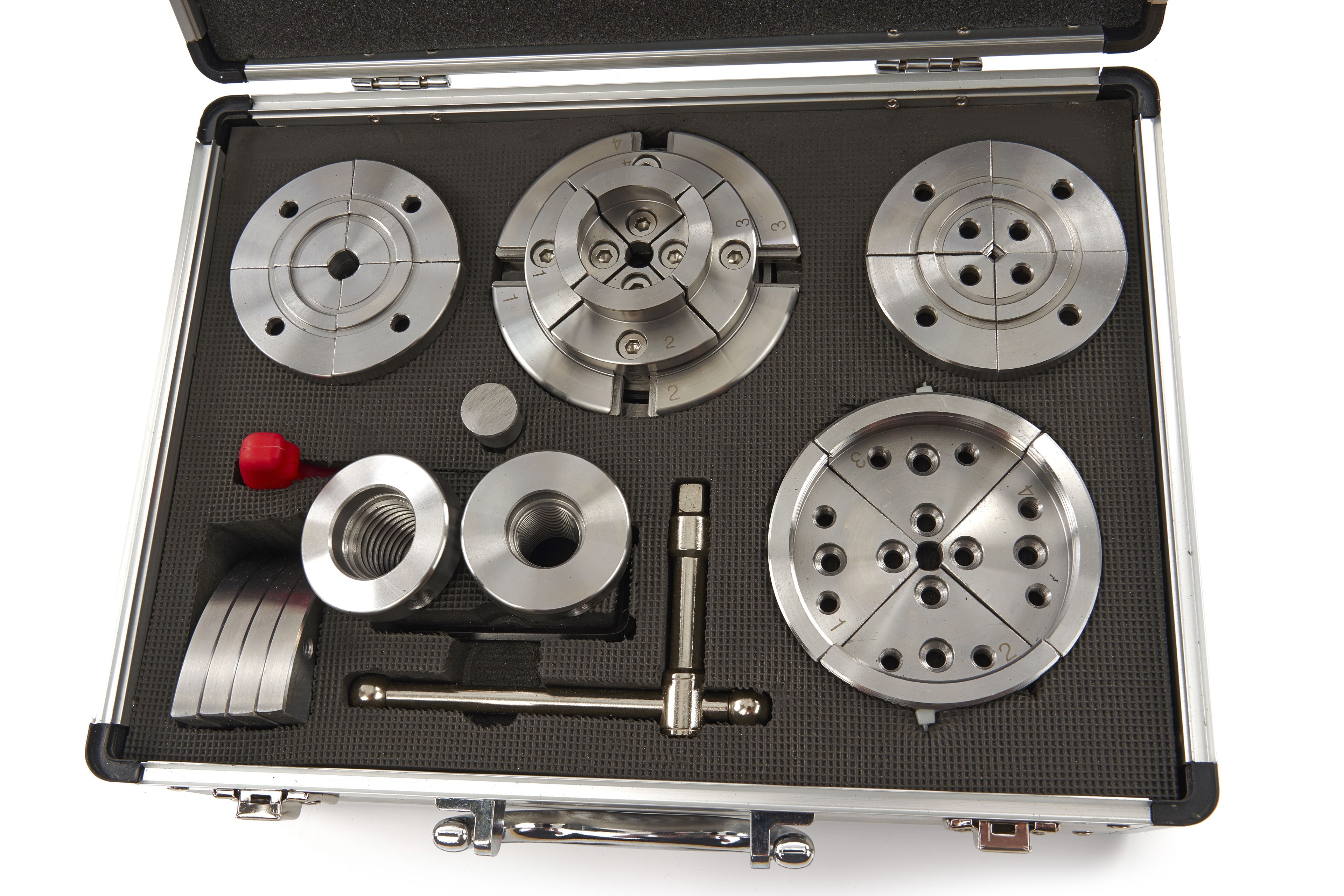 Mandrin à bois professionnel HBM 95 mm pour tour à bois Ensemble complet Image 5