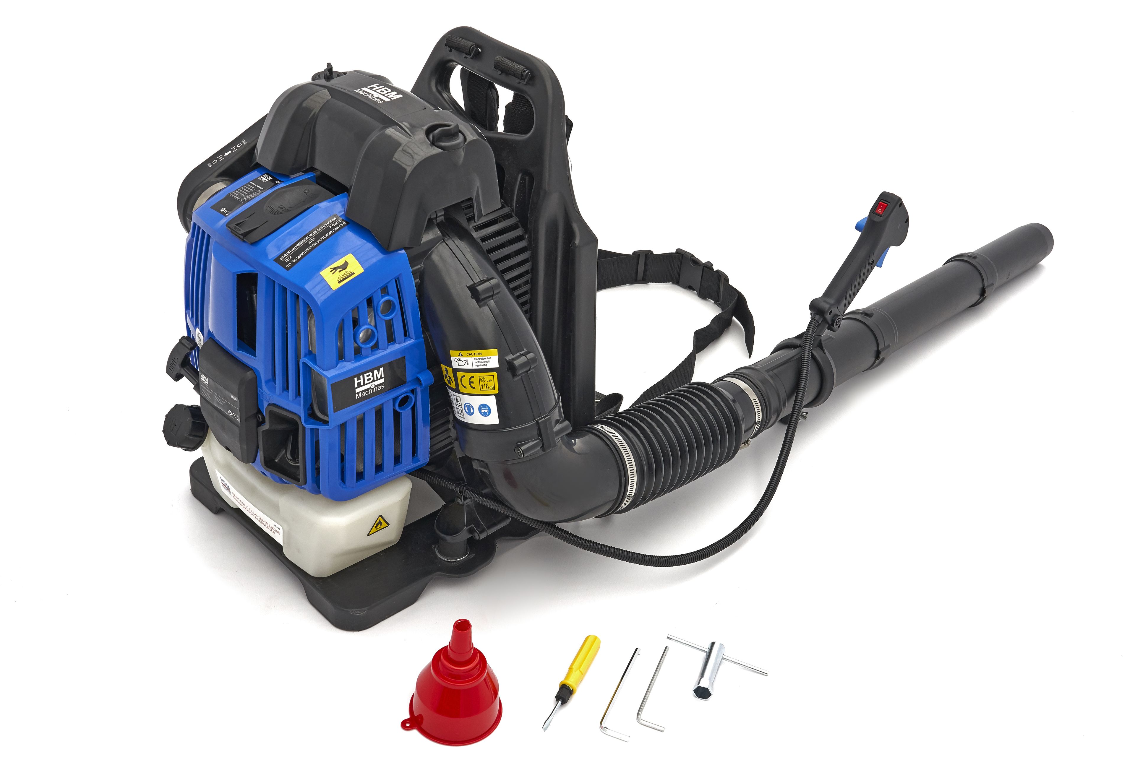 HBM Profi 76 cc 4-Takt Benzine Ruggedragen Bladblazer Image 8