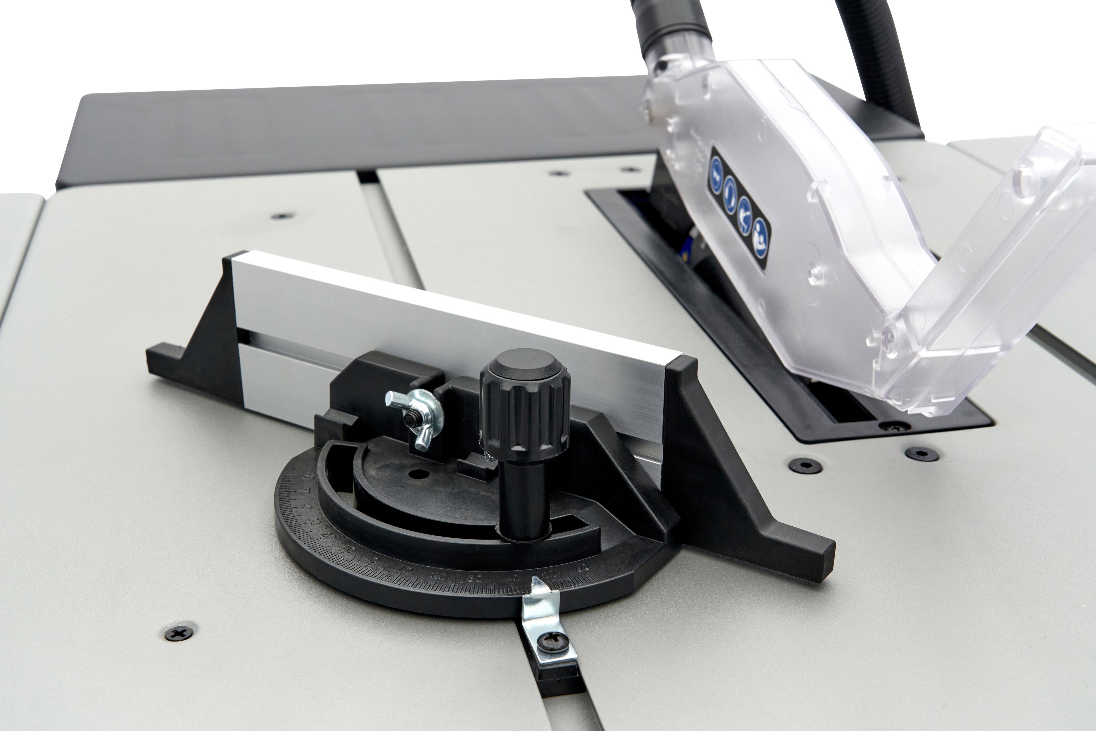 HBM Table de scie circulaire 250 mm avec 2 tablettes latérales 2000 Watt Image 10