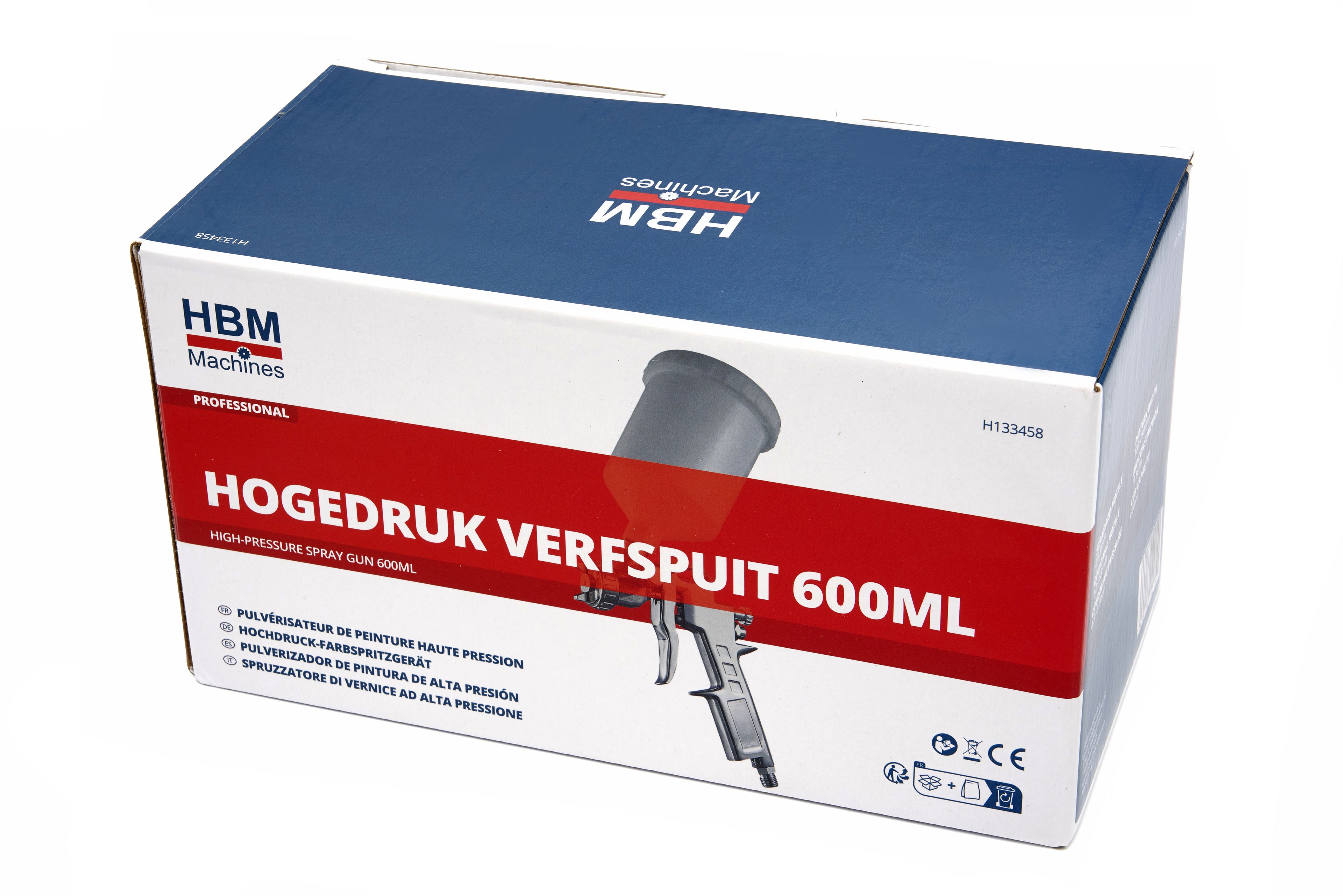 HBM hogedruk verfspuit 600 ml Image 8