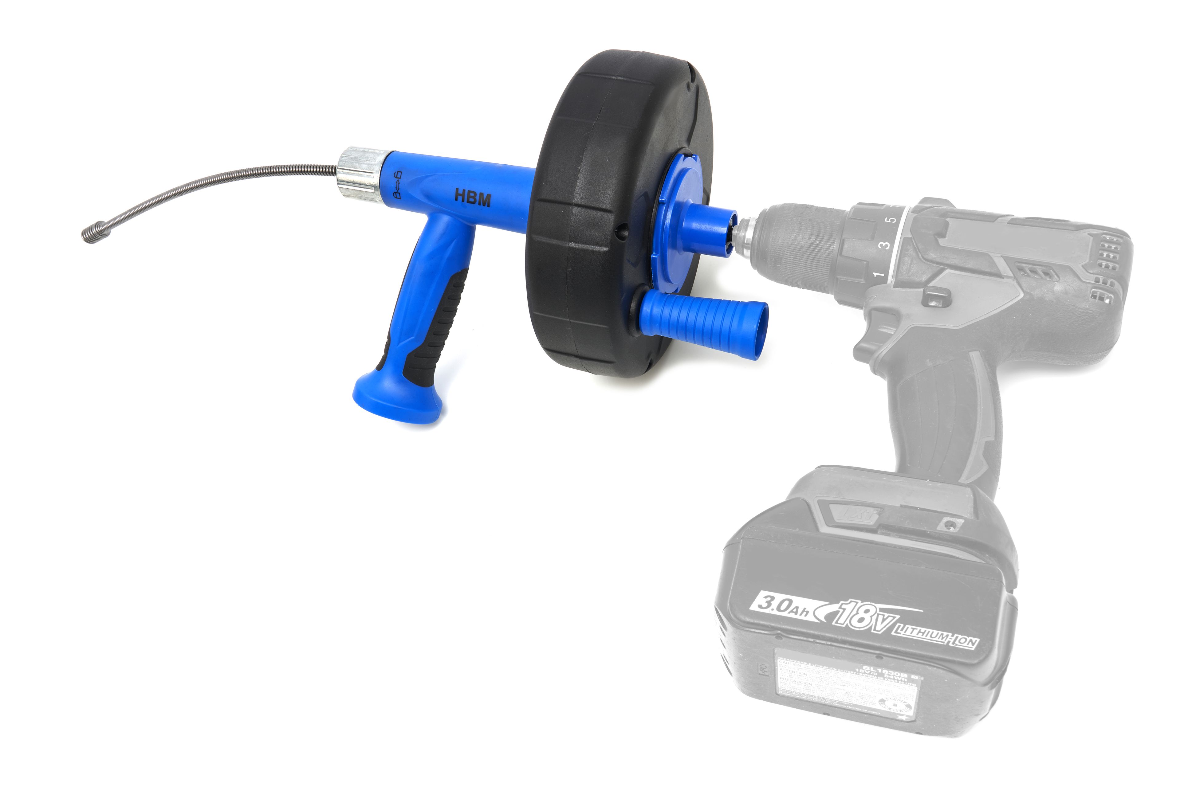 Resorte desatascador HBM de 7.5 metros x 30-50 mm. Image 4