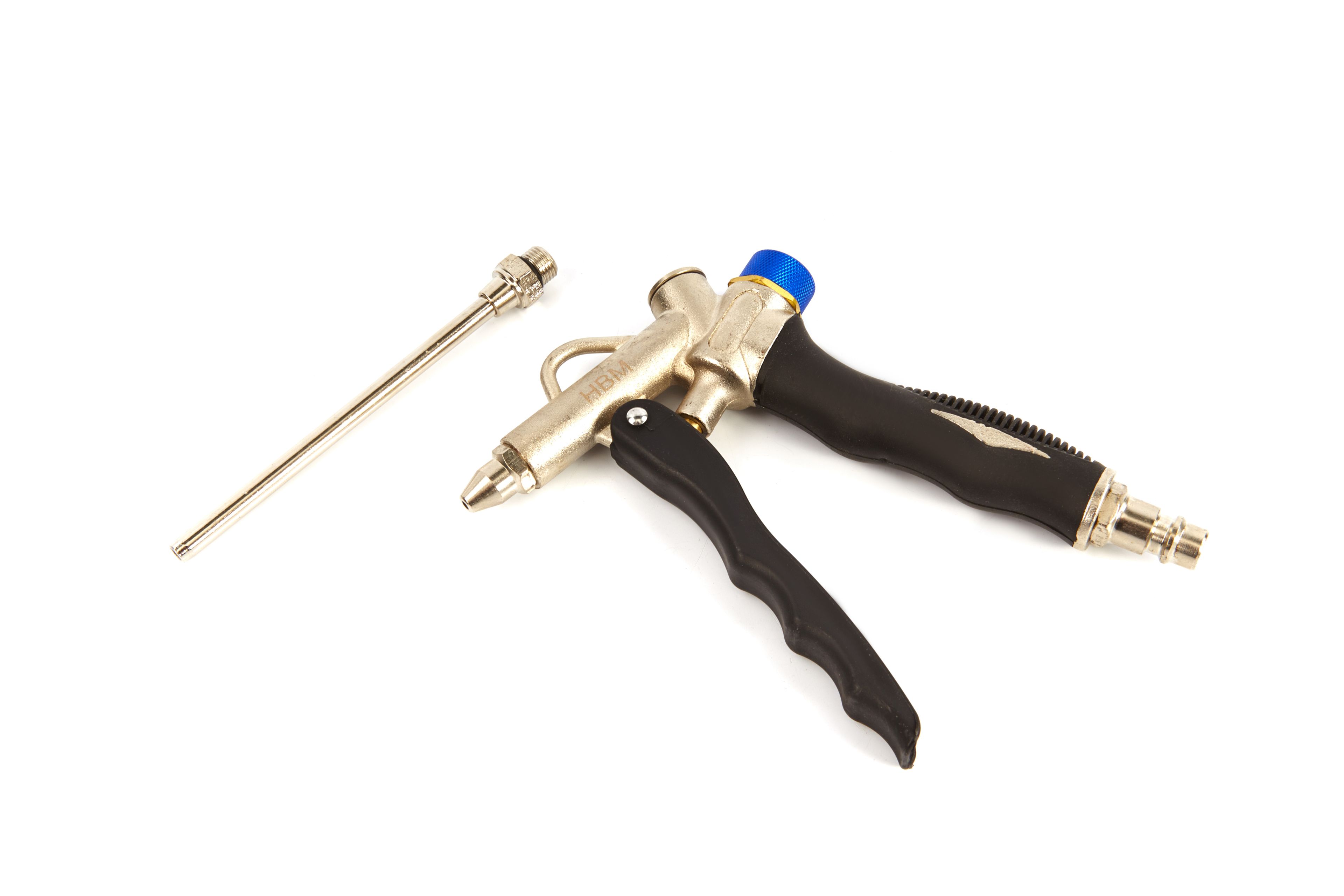 HBM Professioneel Blaaspistool met Lange / Korte Neus en Drukregelaar